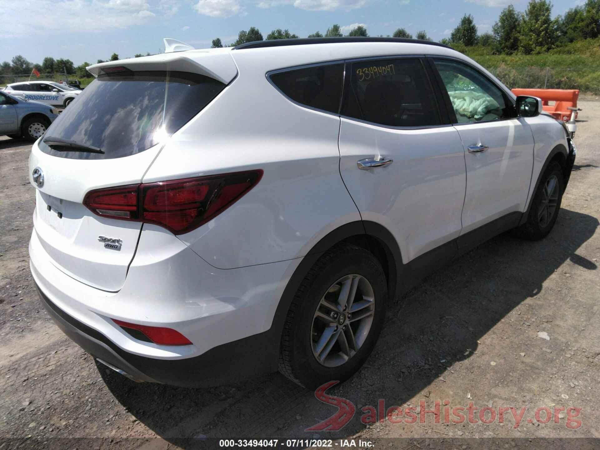 5NMZUDLB2HH038499 2017 HYUNDAI SANTA FE SPORT