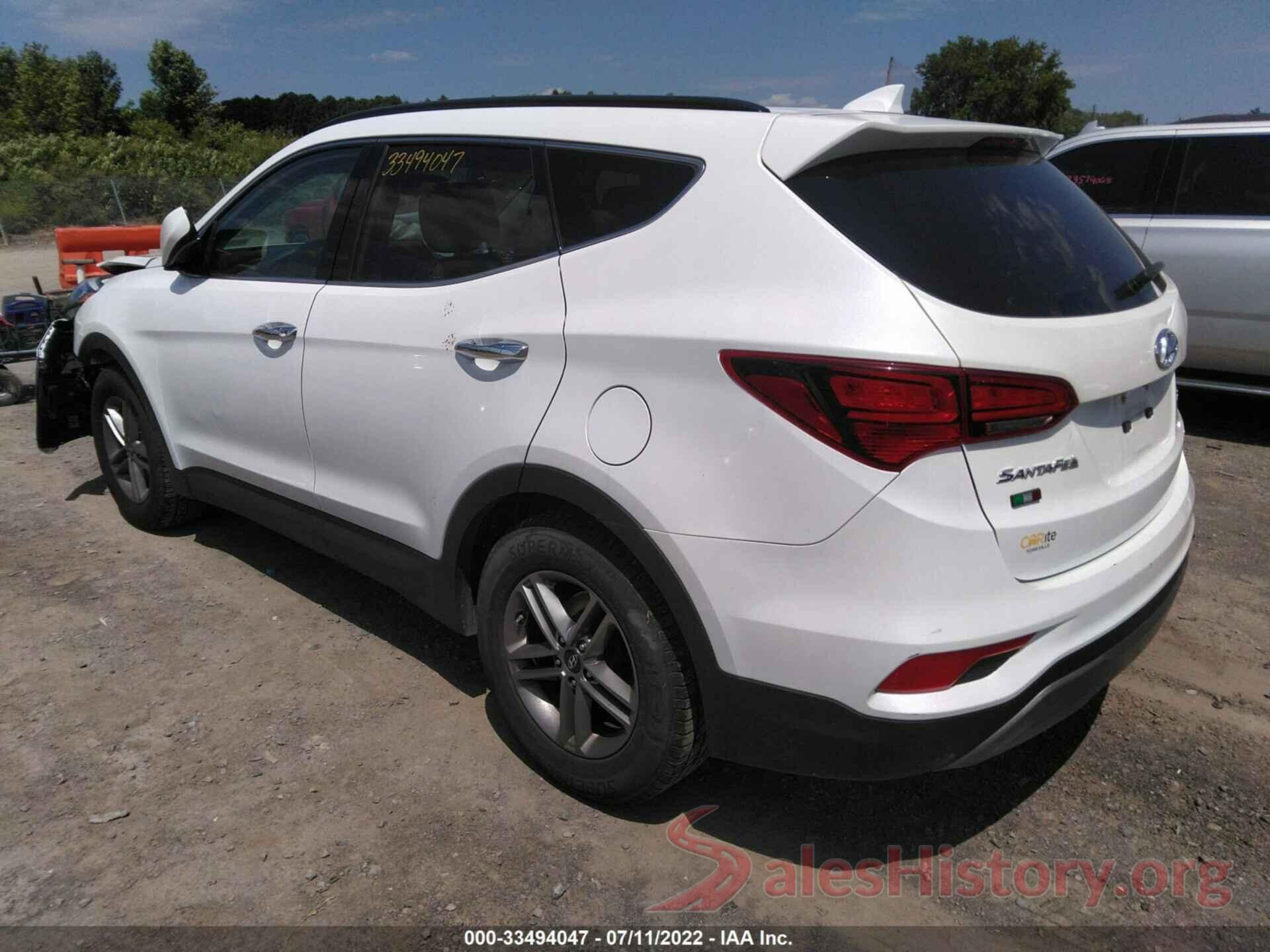 5NMZUDLB2HH038499 2017 HYUNDAI SANTA FE SPORT