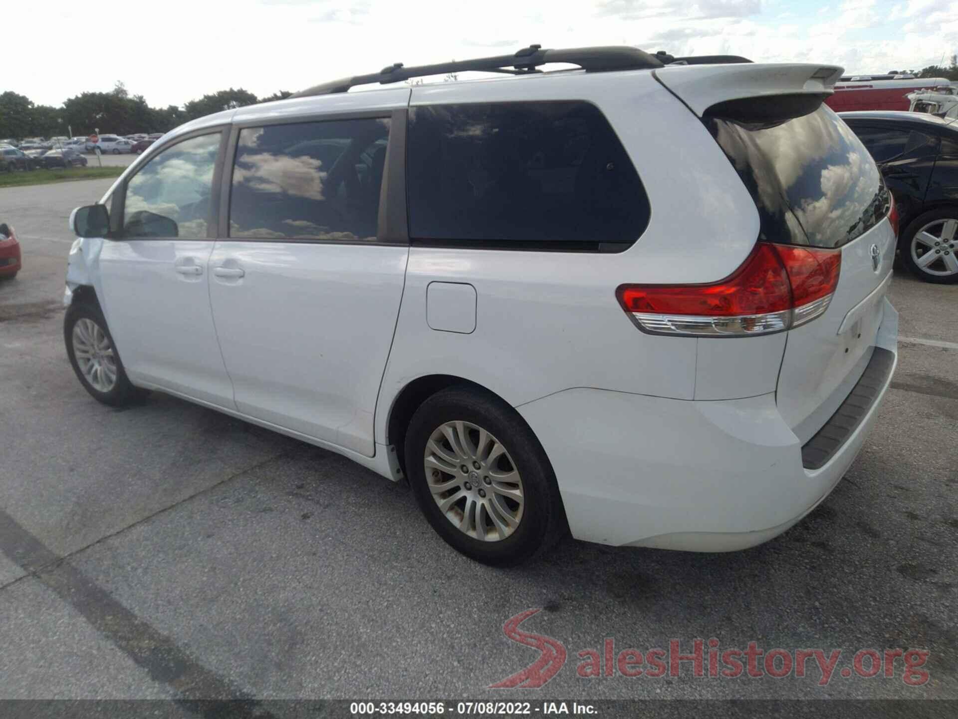 5TDYK3DCXDS371074 2013 TOYOTA SIENNA