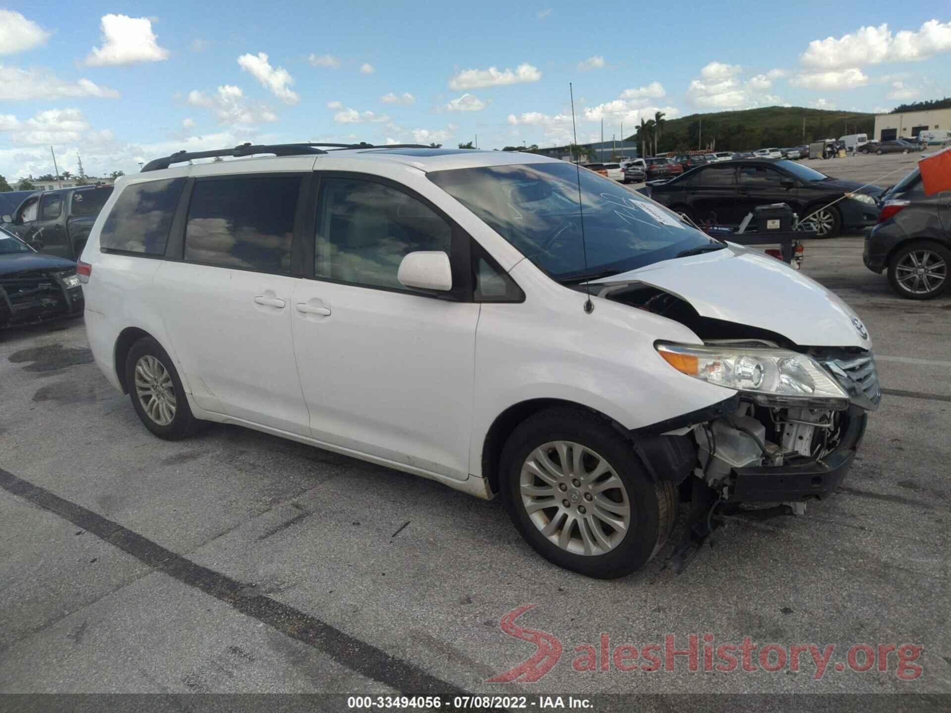 5TDYK3DCXDS371074 2013 TOYOTA SIENNA