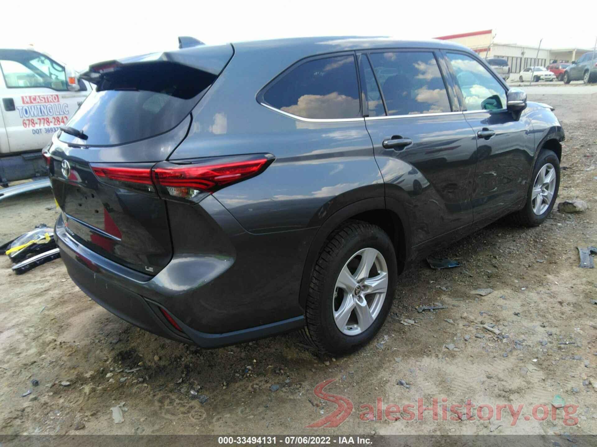 5TDZZRAH6LS025525 2020 TOYOTA HIGHLANDER