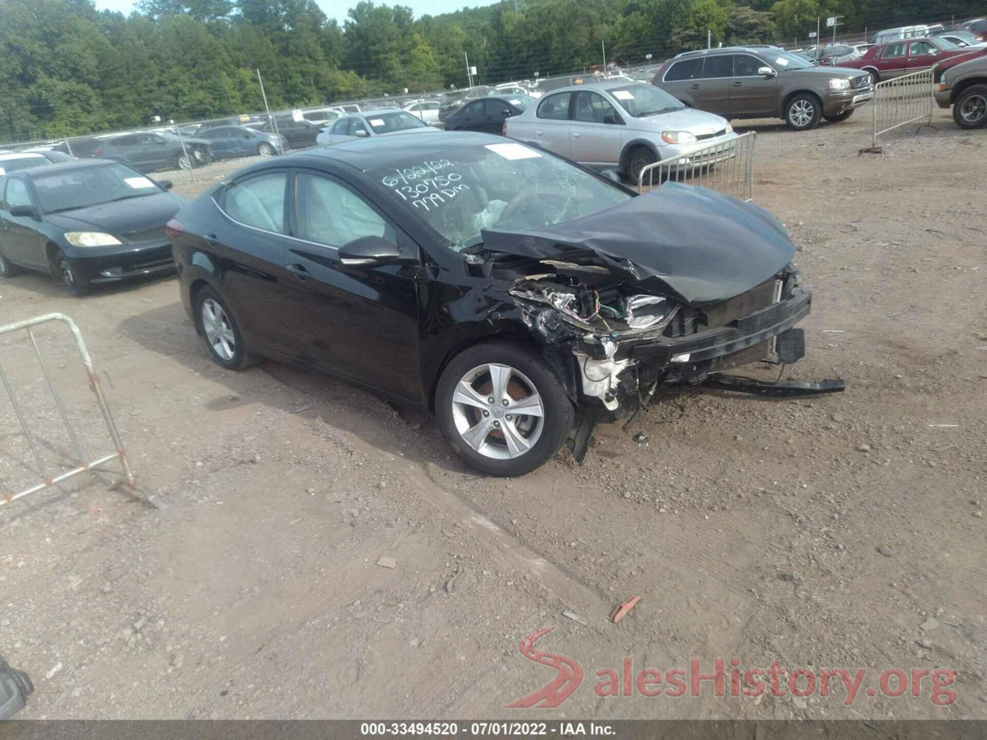 5NPDH4AE9GH761537 2016 HYUNDAI ELANTRA