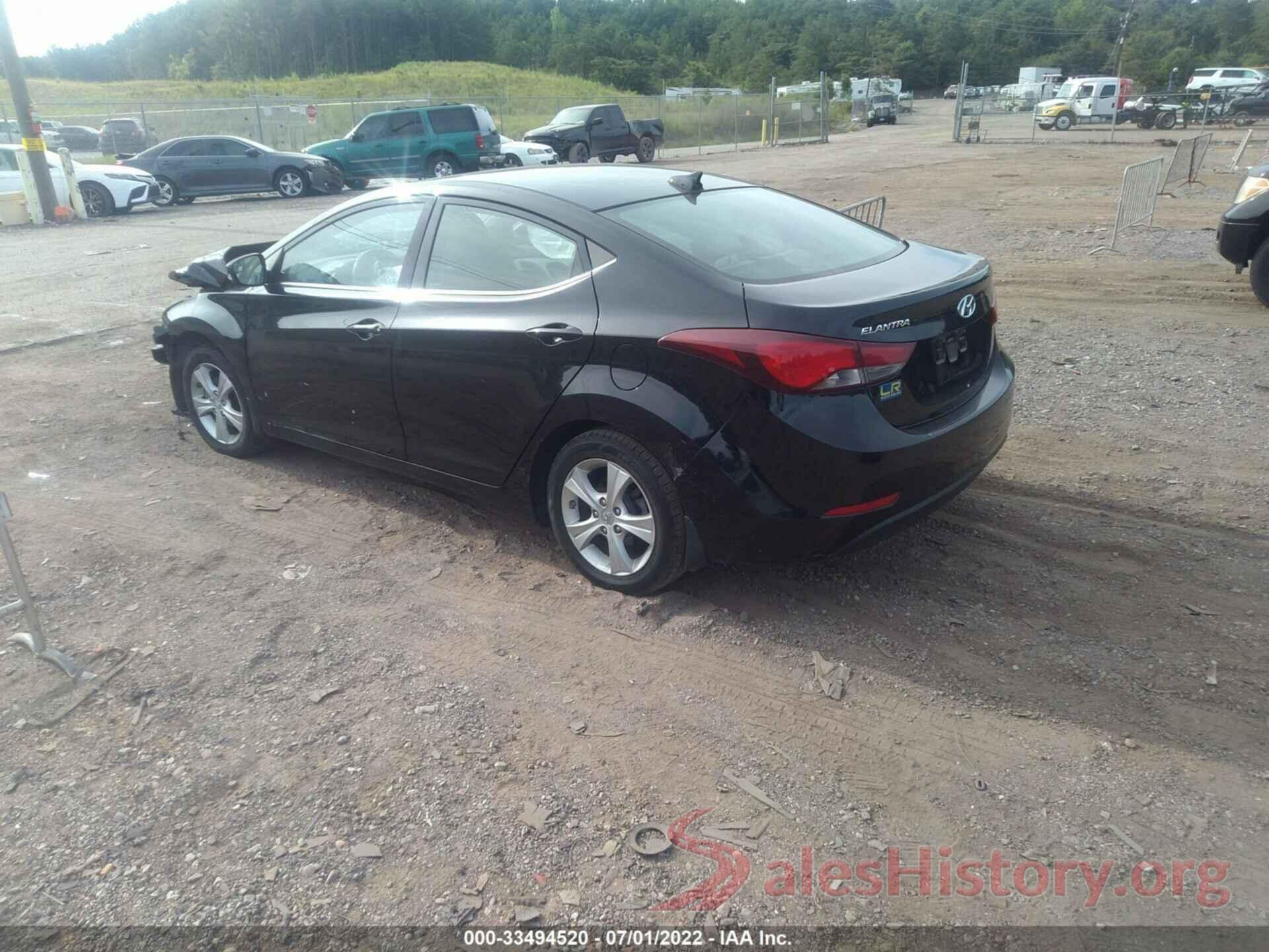 5NPDH4AE9GH761537 2016 HYUNDAI ELANTRA