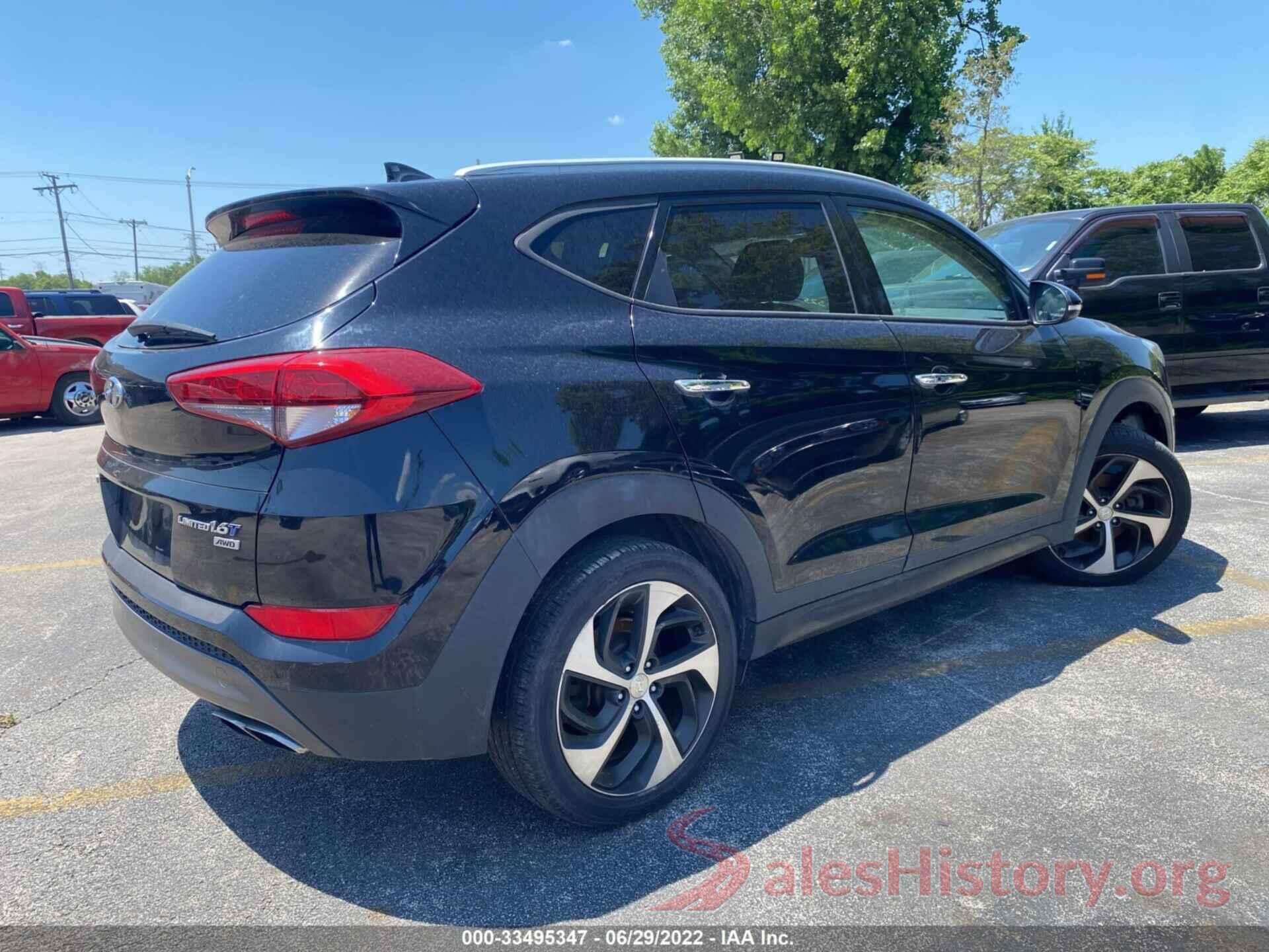 KM8J3CA25GU102325 2016 HYUNDAI TUCSON