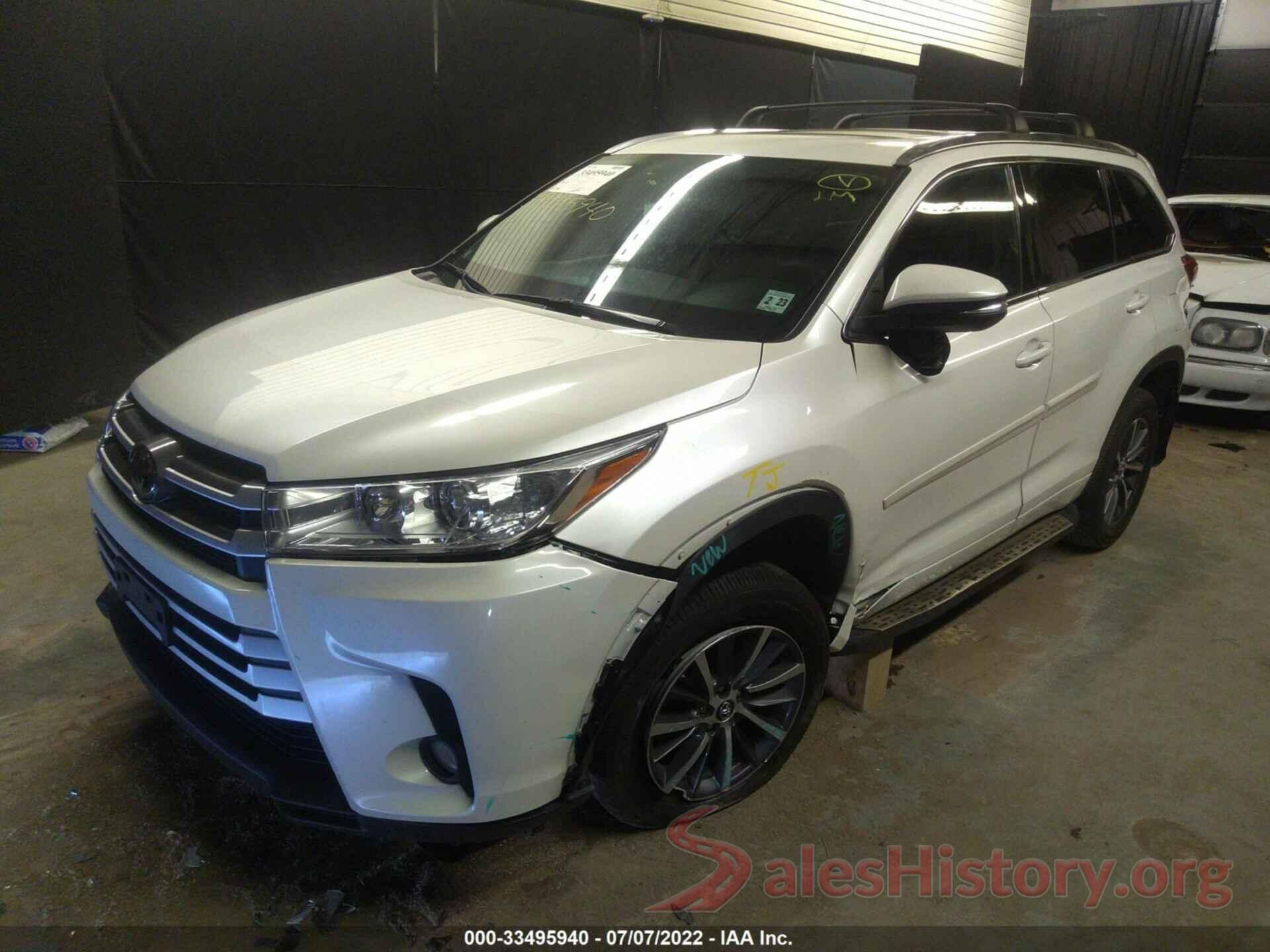 5TDJZRFH8JS817372 2018 TOYOTA HIGHLANDER