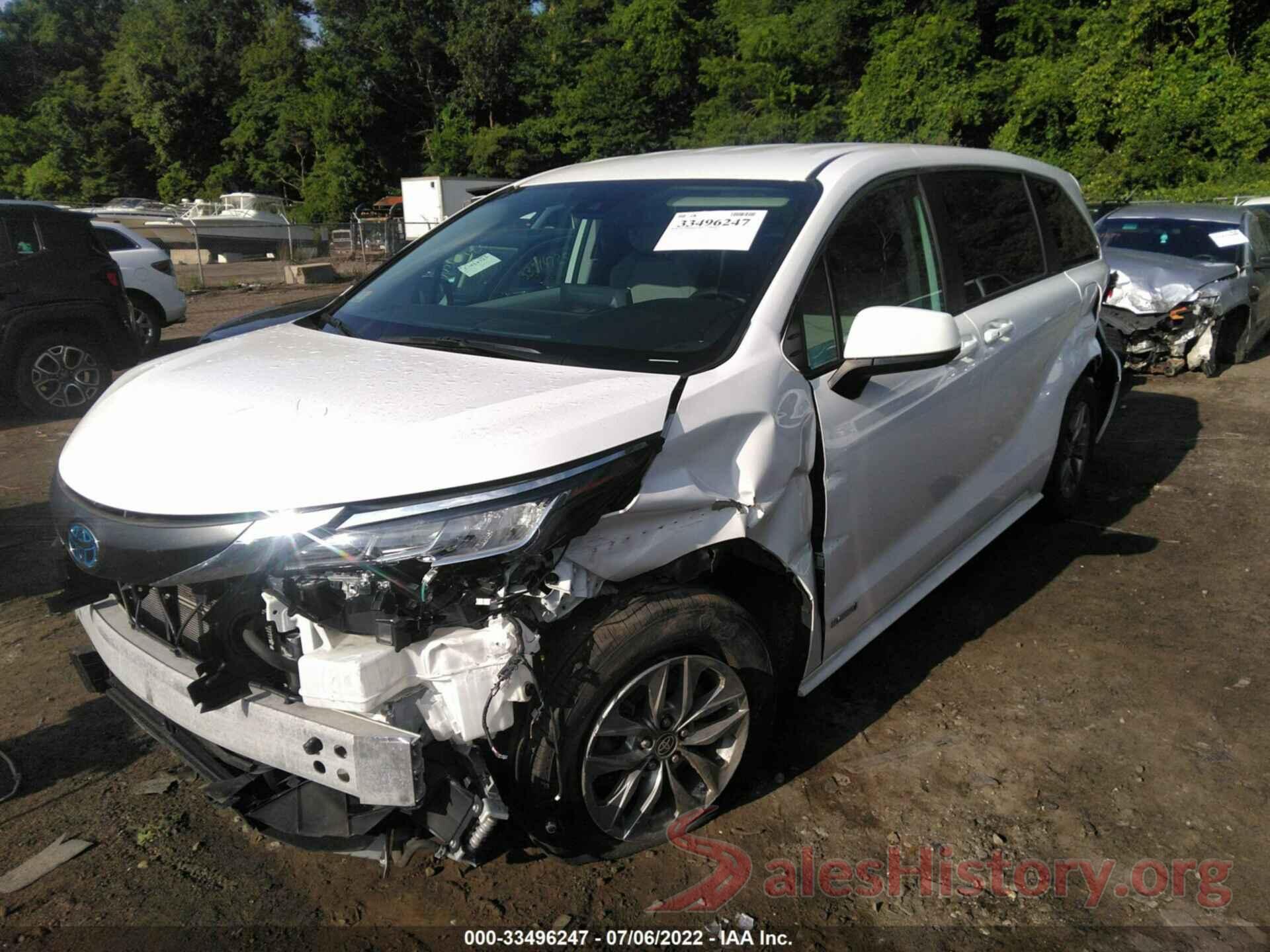 5TDKRKECXMS006565 2021 TOYOTA SIENNA