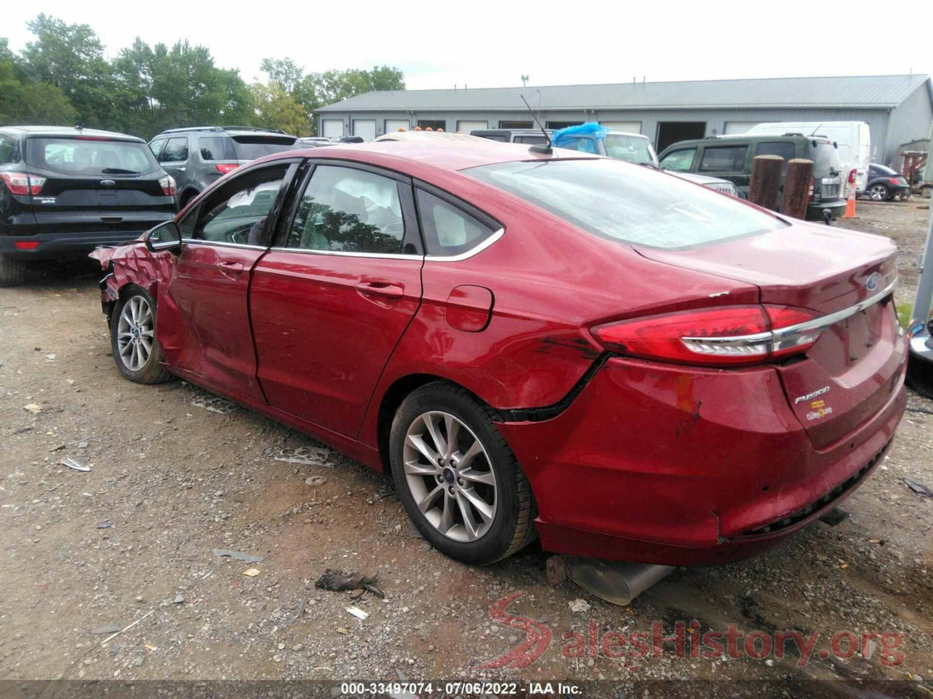 3FA6P0HDXHR411775 2017 FORD FUSION