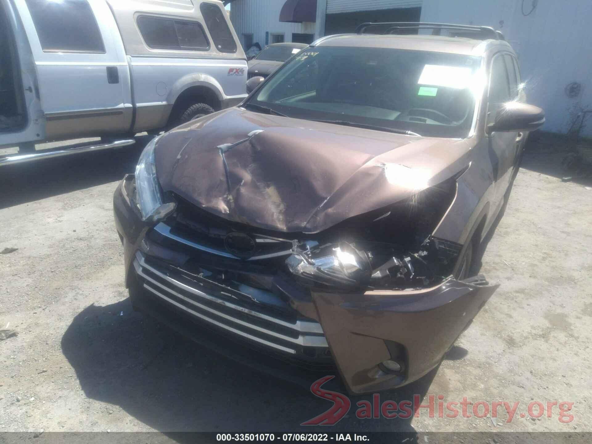 5TDJZRFH3HS462167 2017 TOYOTA HIGHLANDER