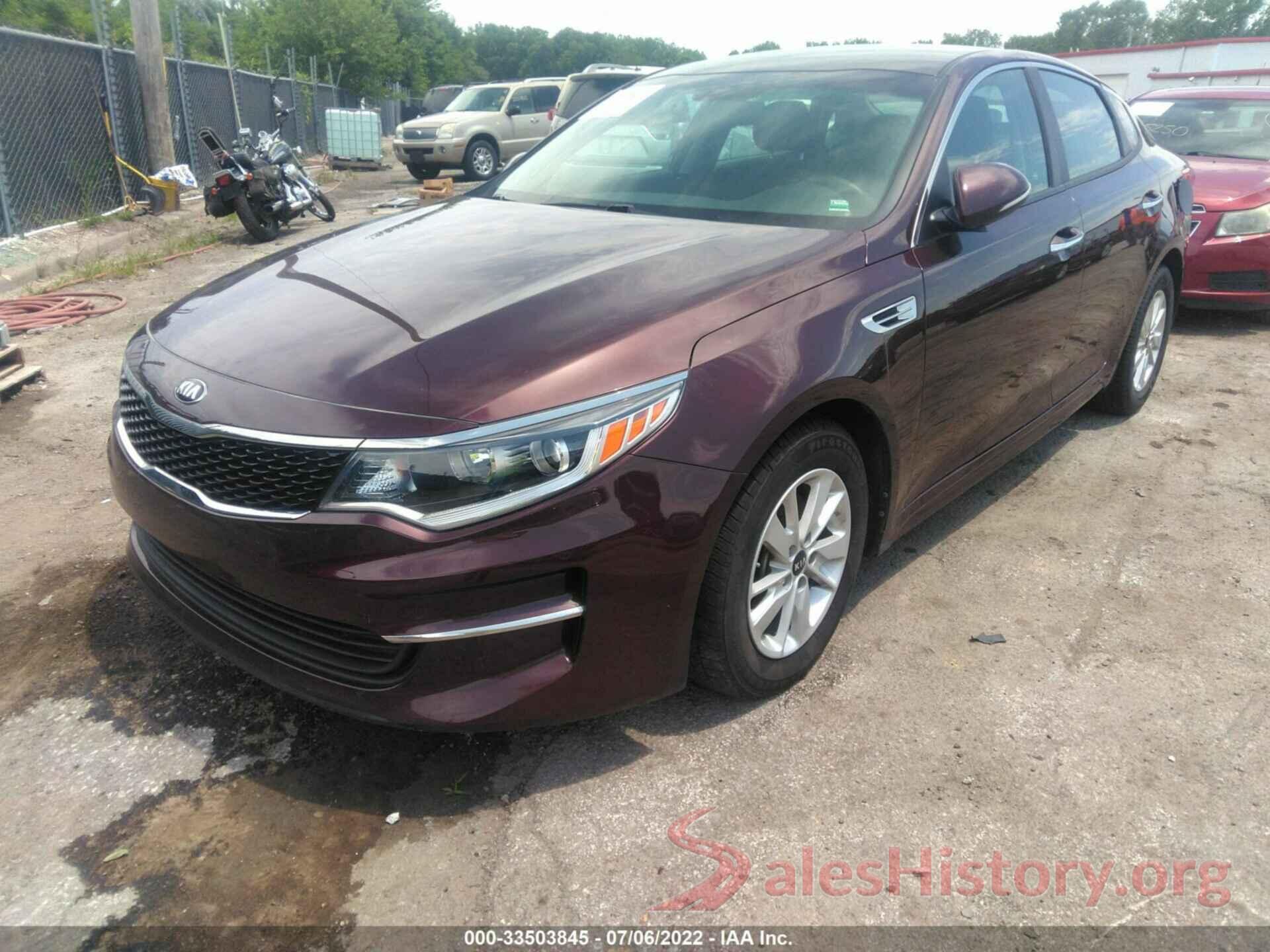 5XXGT4L37HG155660 2017 KIA OPTIMA