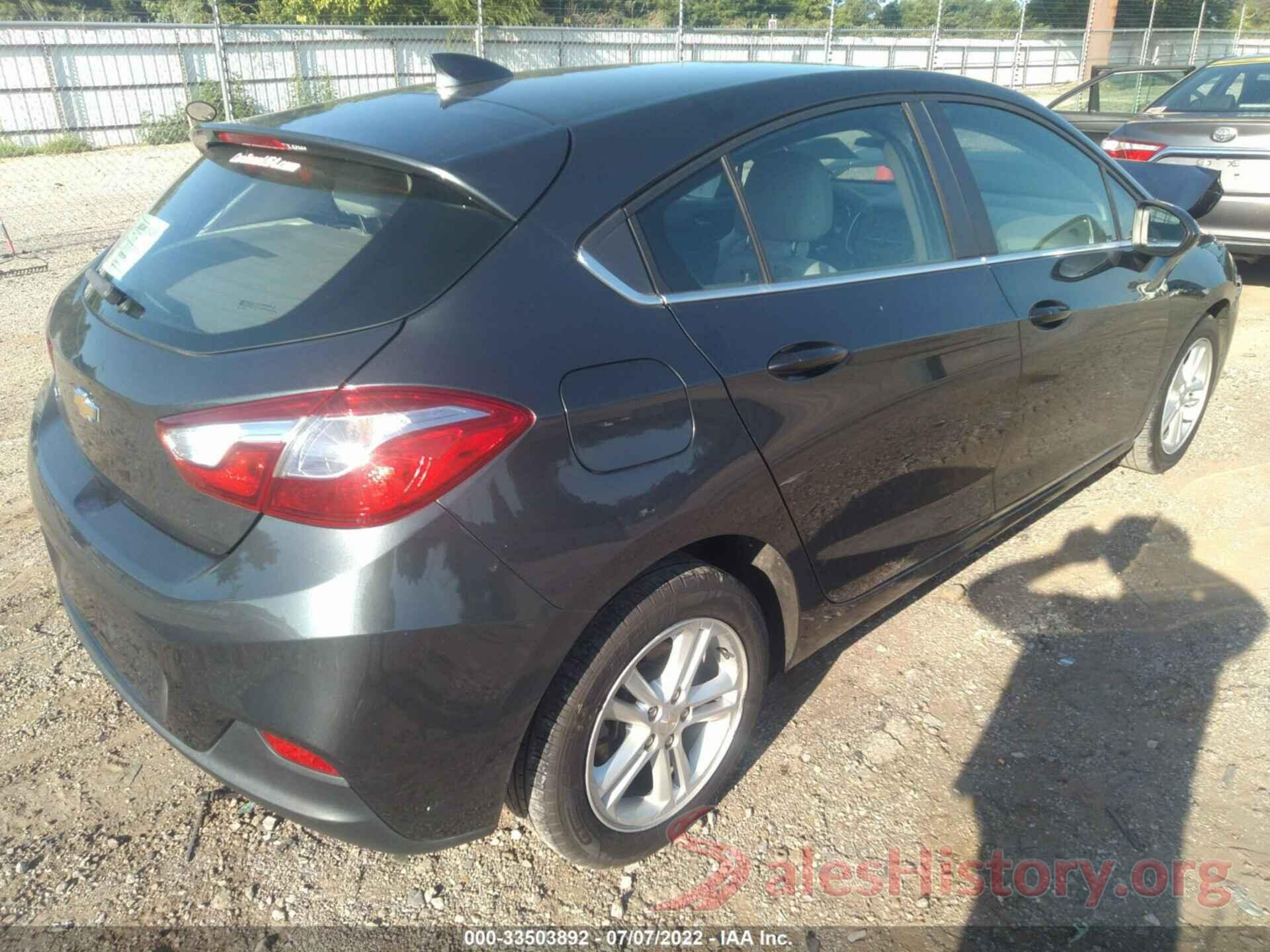 3G1BE6SM2JS567861 2018 CHEVROLET CRUZE