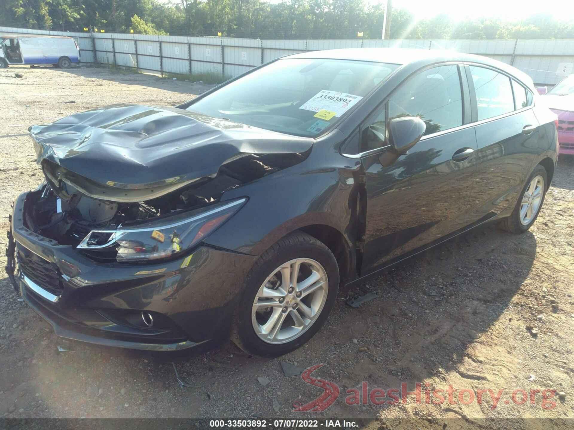 3G1BE6SM2JS567861 2018 CHEVROLET CRUZE