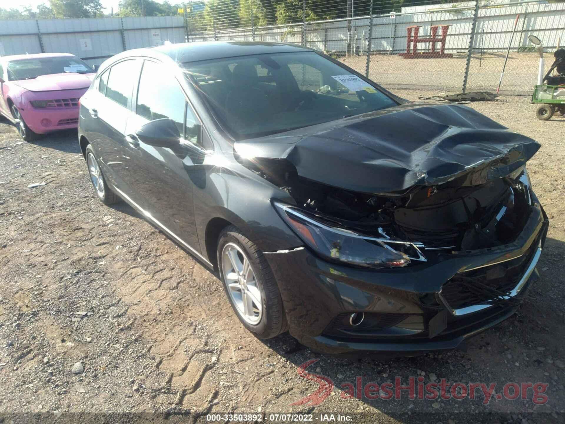 3G1BE6SM2JS567861 2018 CHEVROLET CRUZE