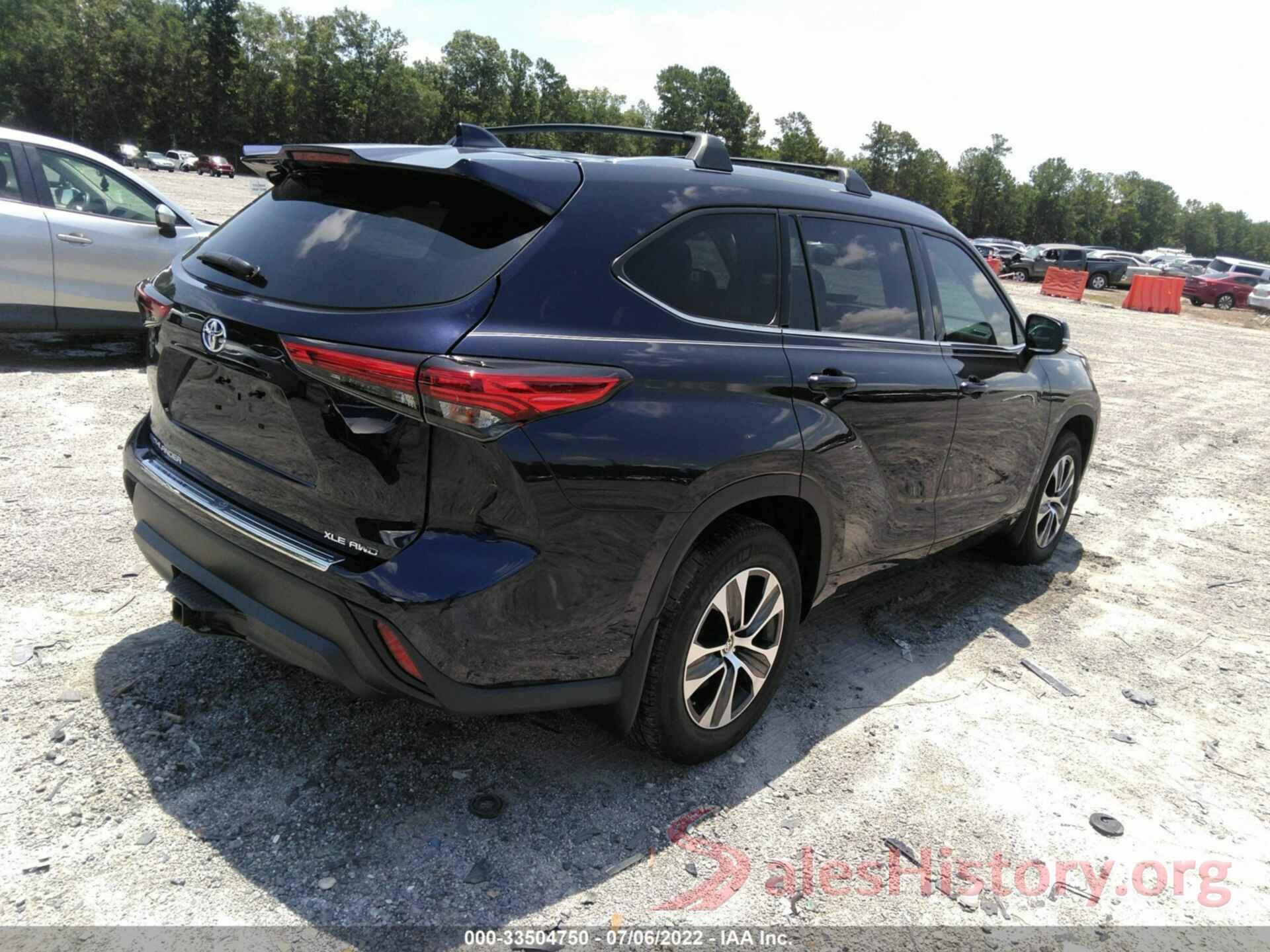 5TDHZRBH0LS029192 2020 TOYOTA HIGHLANDER