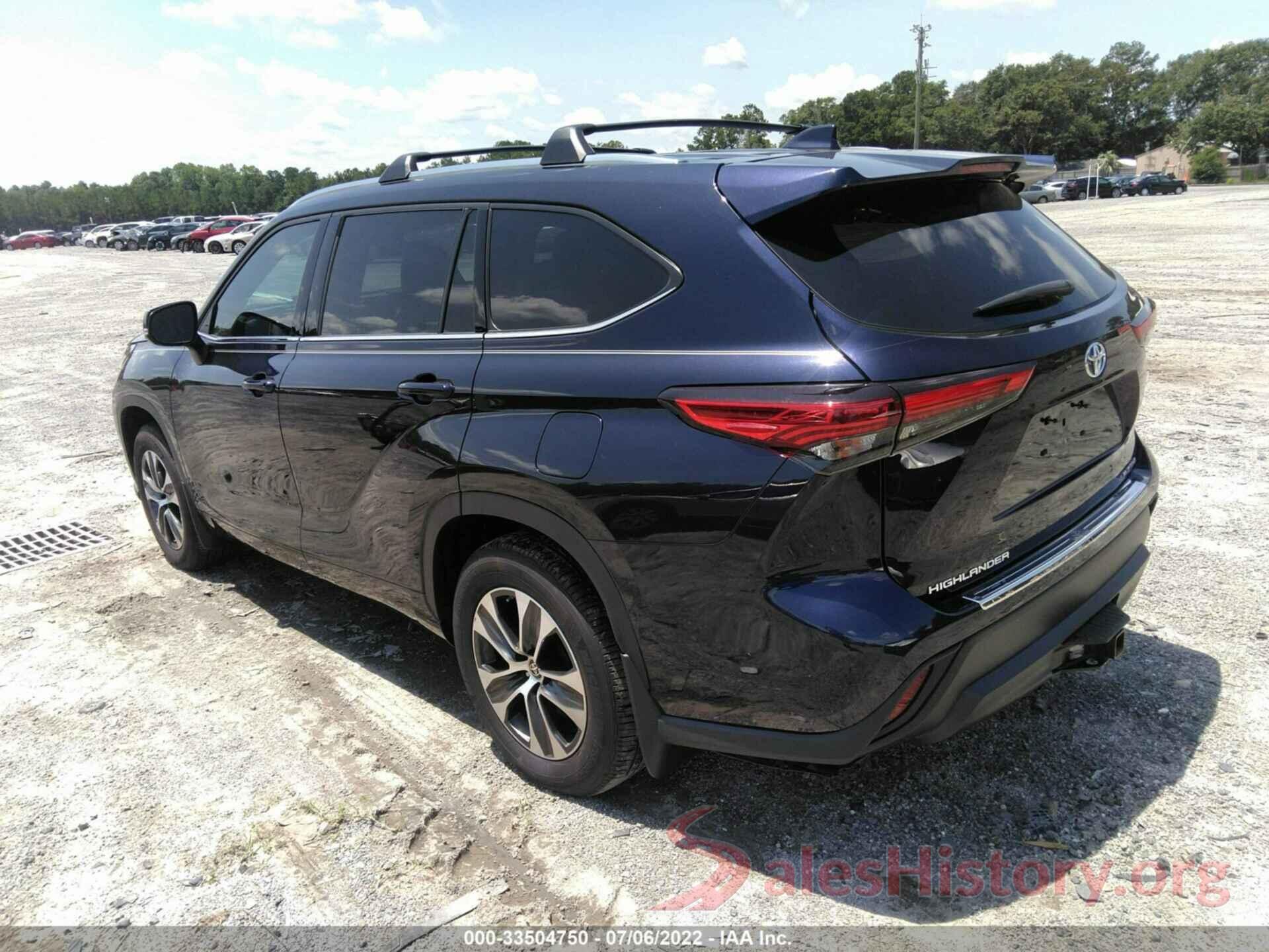 5TDHZRBH0LS029192 2020 TOYOTA HIGHLANDER