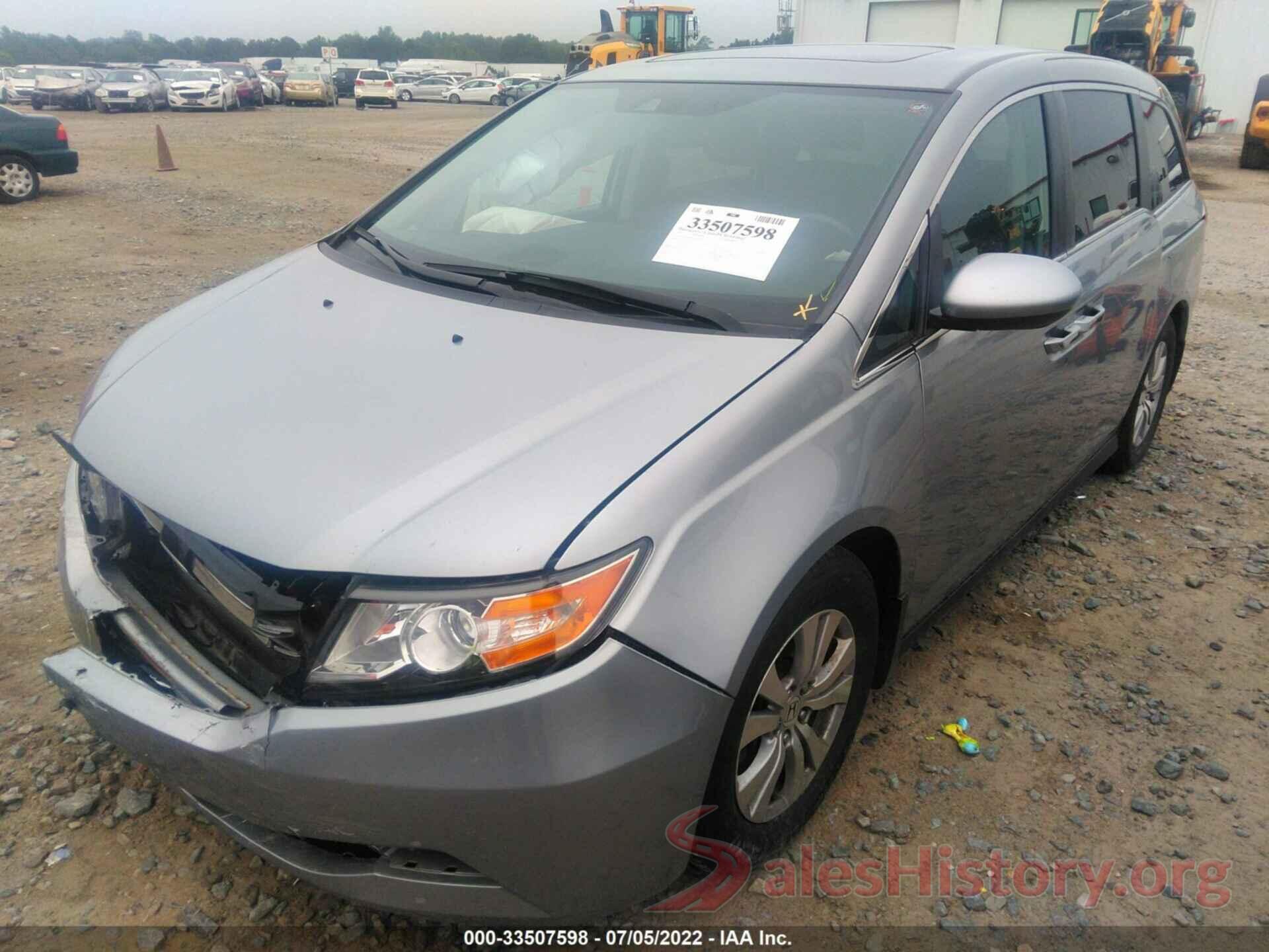 5FNRL5H63GB105454 2016 HONDA ODYSSEY