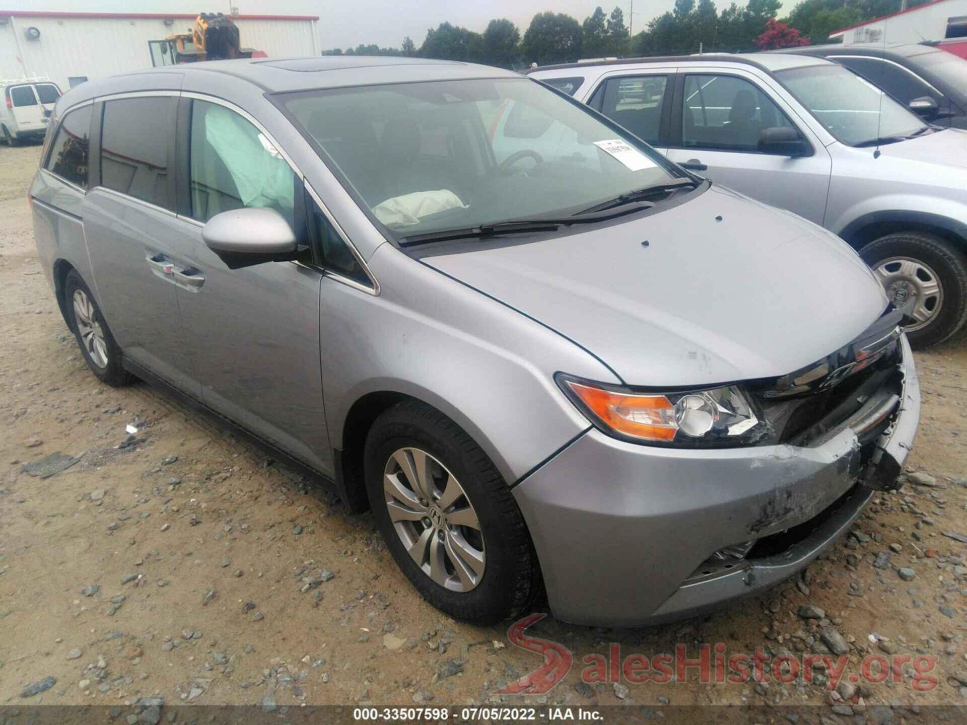 5FNRL5H63GB105454 2016 HONDA ODYSSEY