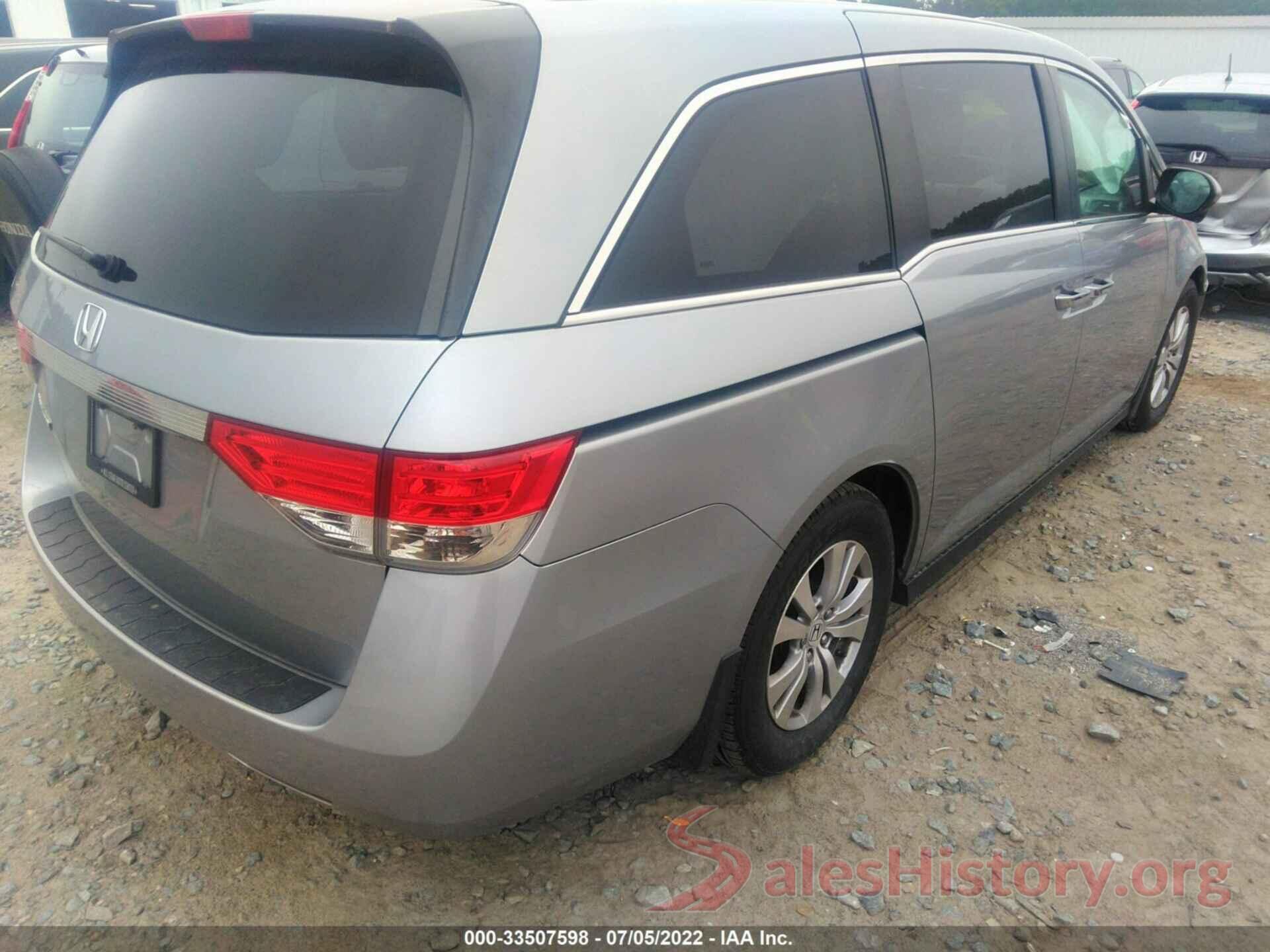 5FNRL5H63GB105454 2016 HONDA ODYSSEY