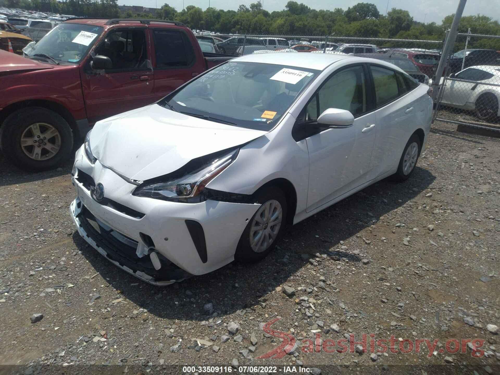 JTDKAMFU9N3171777 2022 TOYOTA PRIUS