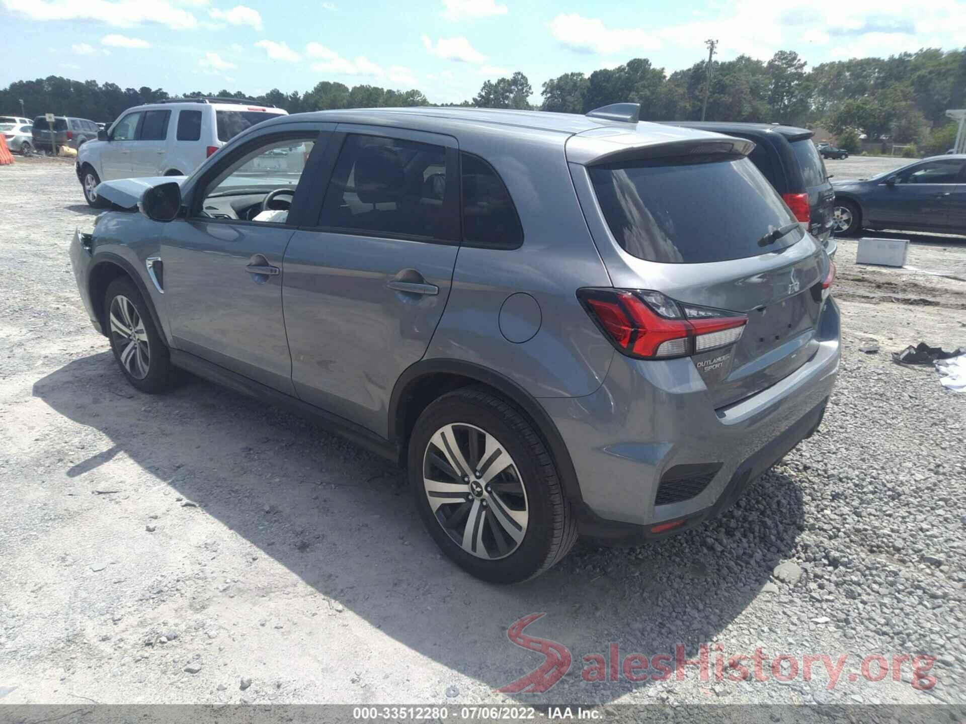 JA4APVAU0NU004123 2022 MITSUBISHI OUTLANDER SPORT