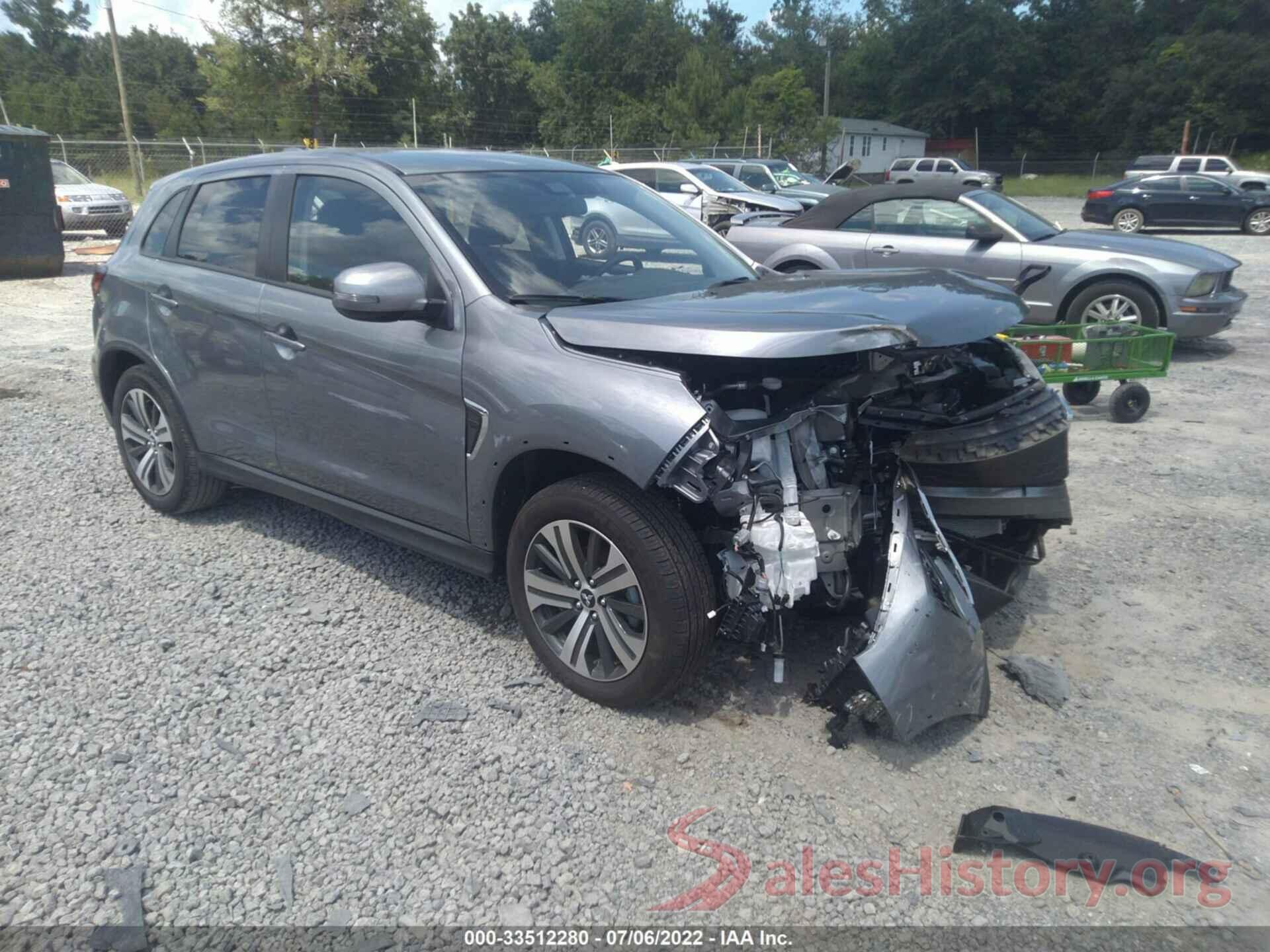 JA4APVAU0NU004123 2022 MITSUBISHI OUTLANDER SPORT