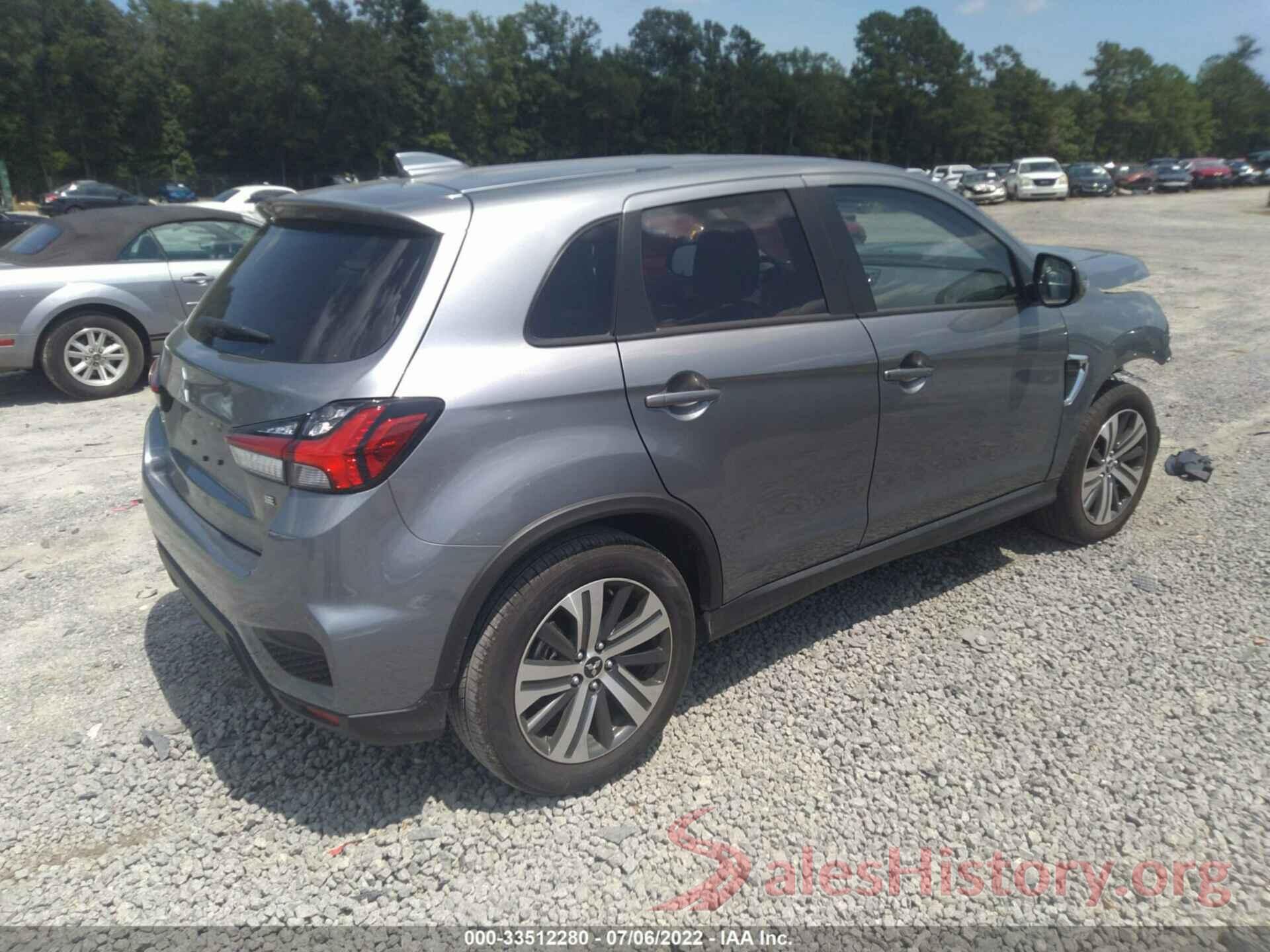 JA4APVAU0NU004123 2022 MITSUBISHI OUTLANDER SPORT