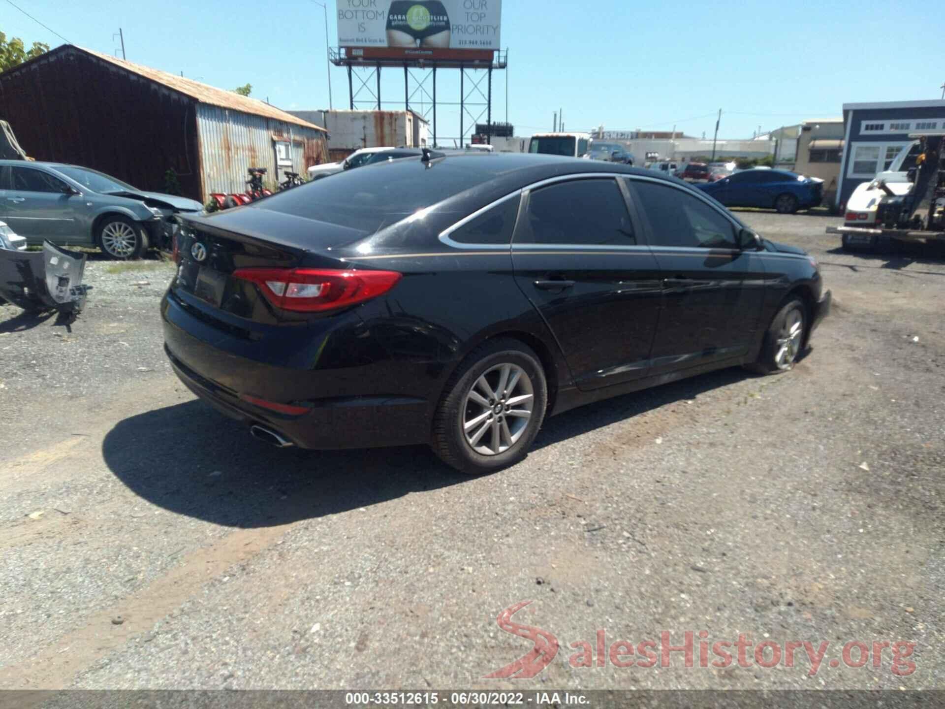 5NPE24AF7FH152119 2015 HYUNDAI SONATA