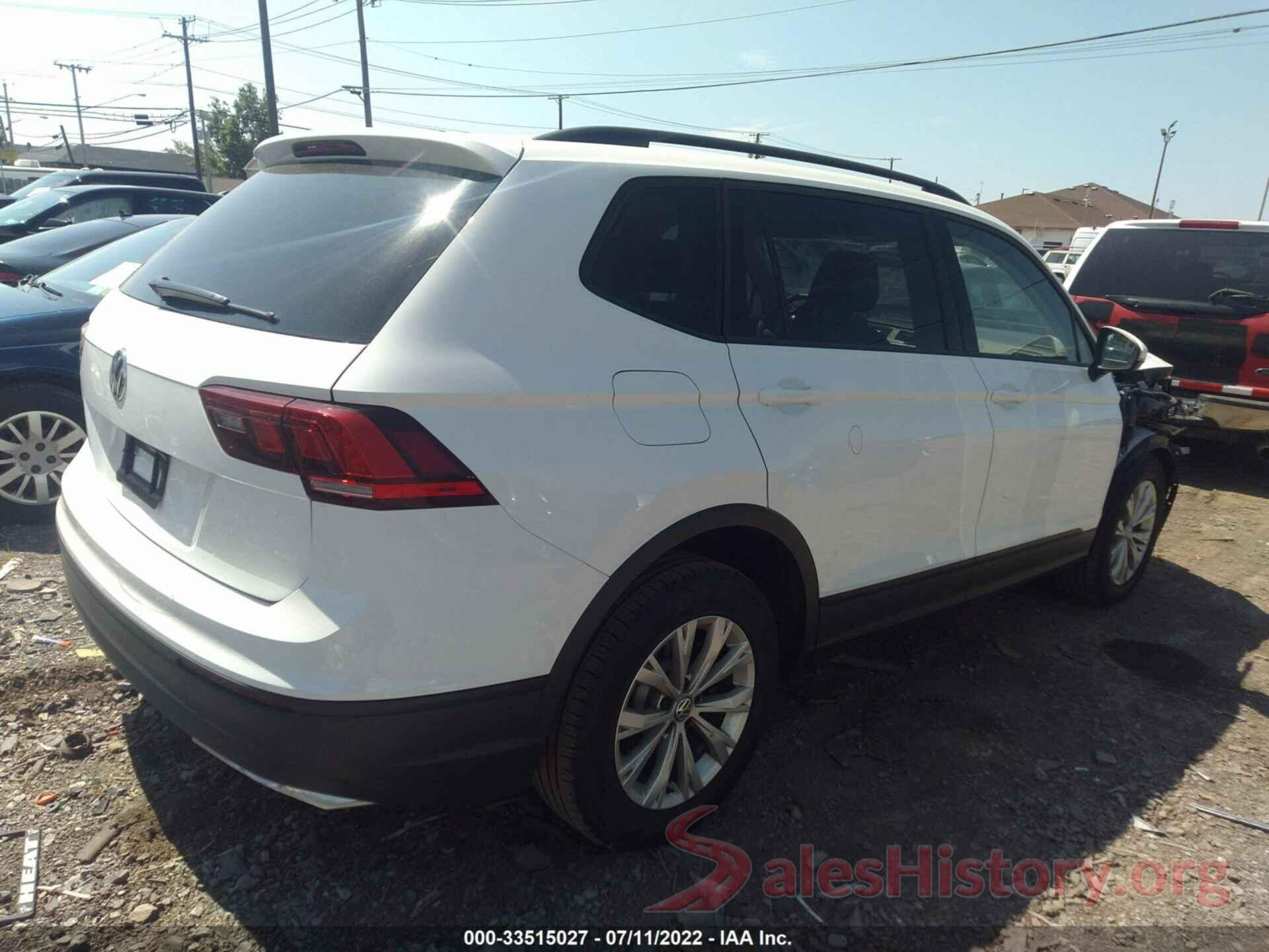 3VV0B7AX0KM025013 2019 VOLKSWAGEN TIGUAN