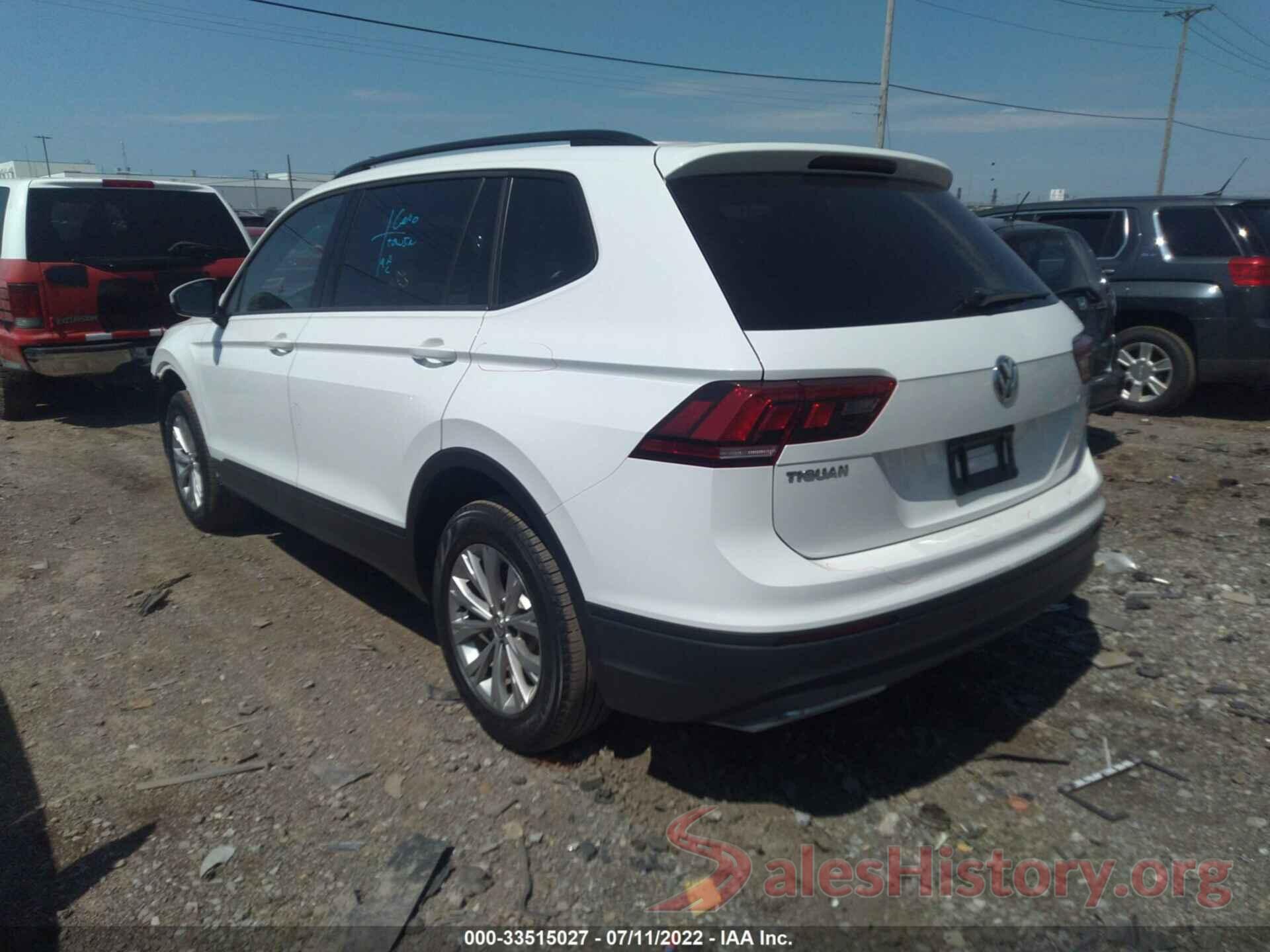 3VV0B7AX0KM025013 2019 VOLKSWAGEN TIGUAN