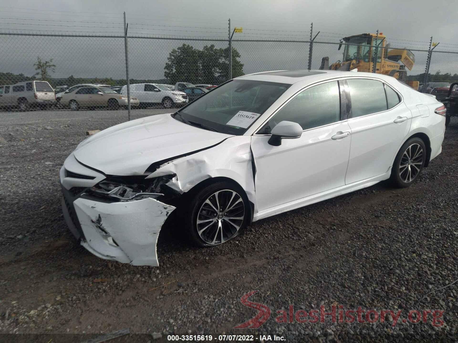 4T1B11HKXKU283662 2019 TOYOTA CAMRY