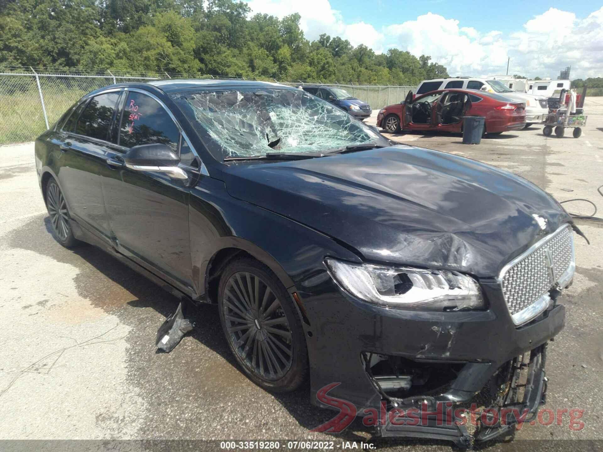 3LN6L5E99JR614354 2018 LINCOLN MKZ