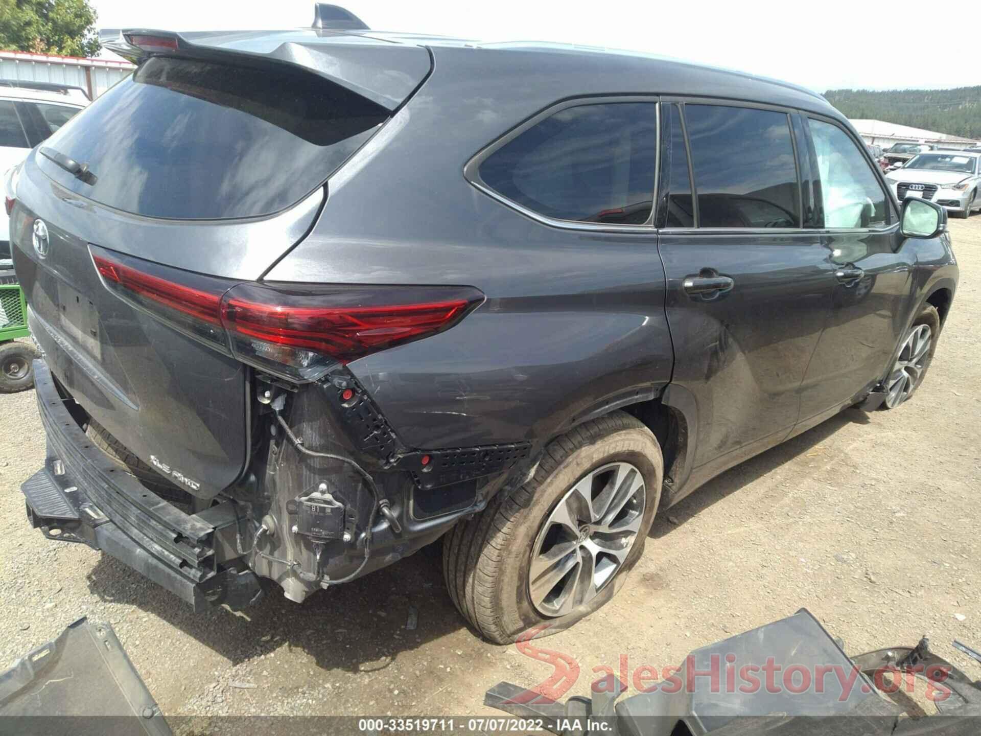 5TDGZRBH2MS151646 2021 TOYOTA HIGHLANDER