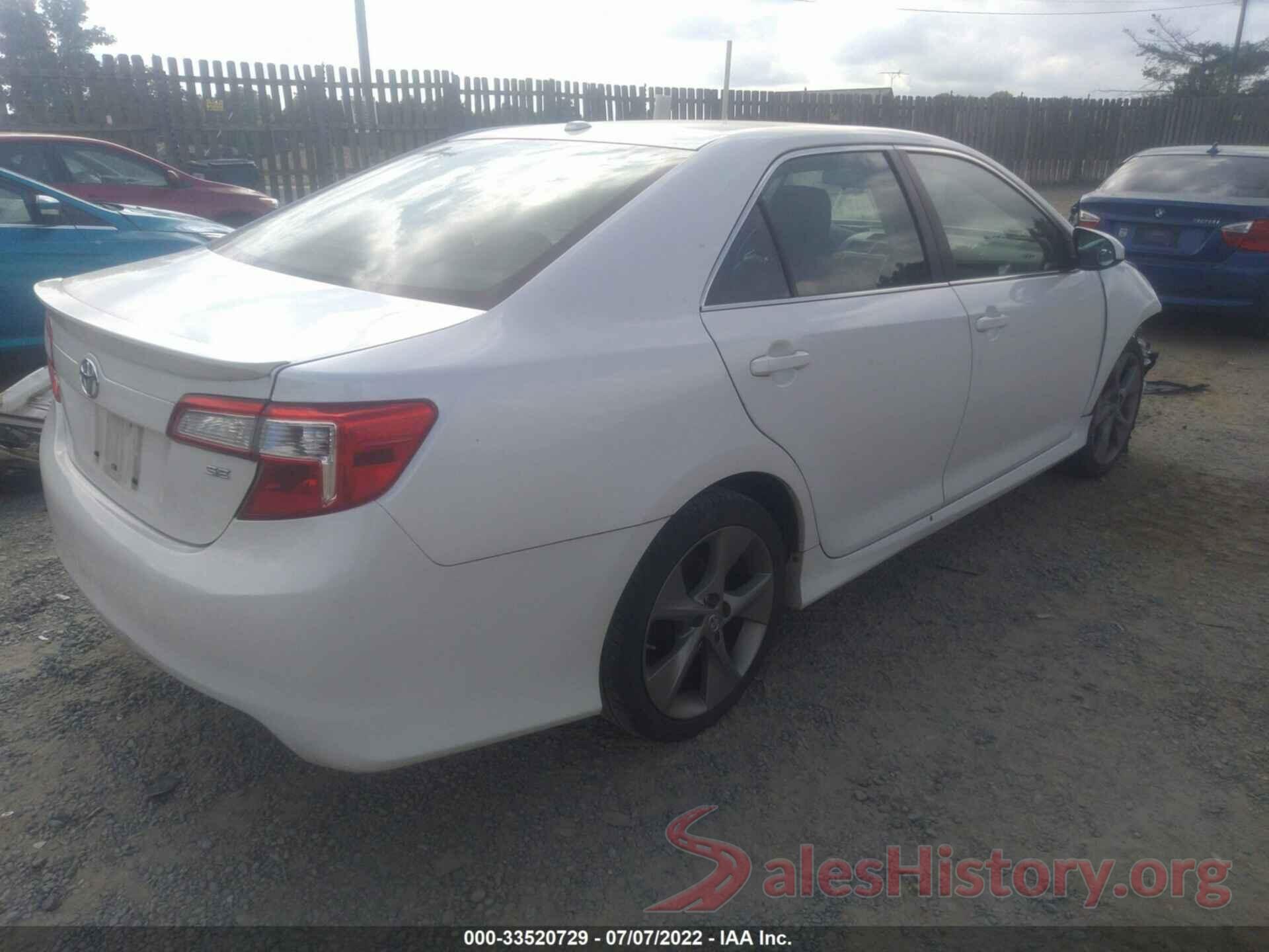 4T1BF1FK8CU618620 2012 TOYOTA CAMRY