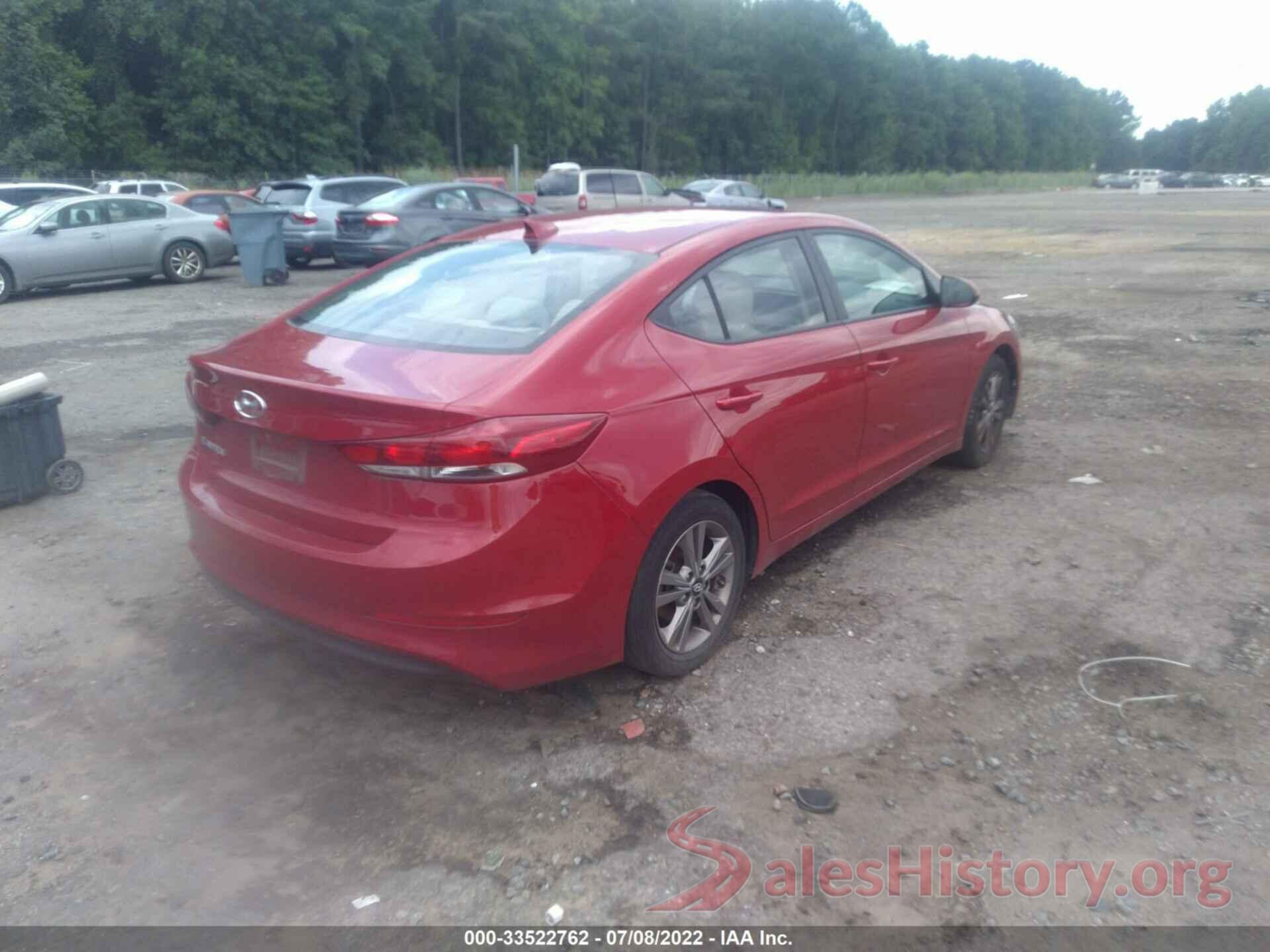 5NPD84LF8JH370313 2018 HYUNDAI ELANTRA