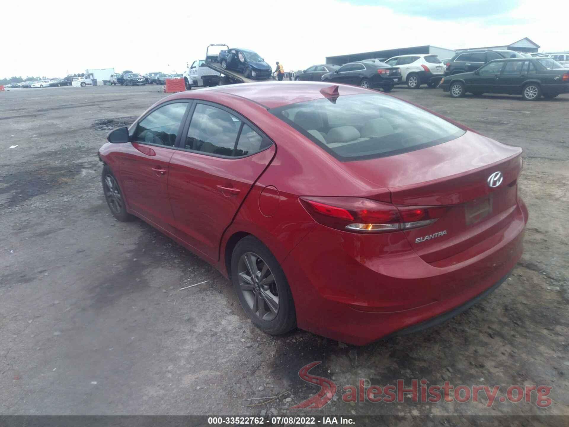 5NPD84LF8JH370313 2018 HYUNDAI ELANTRA