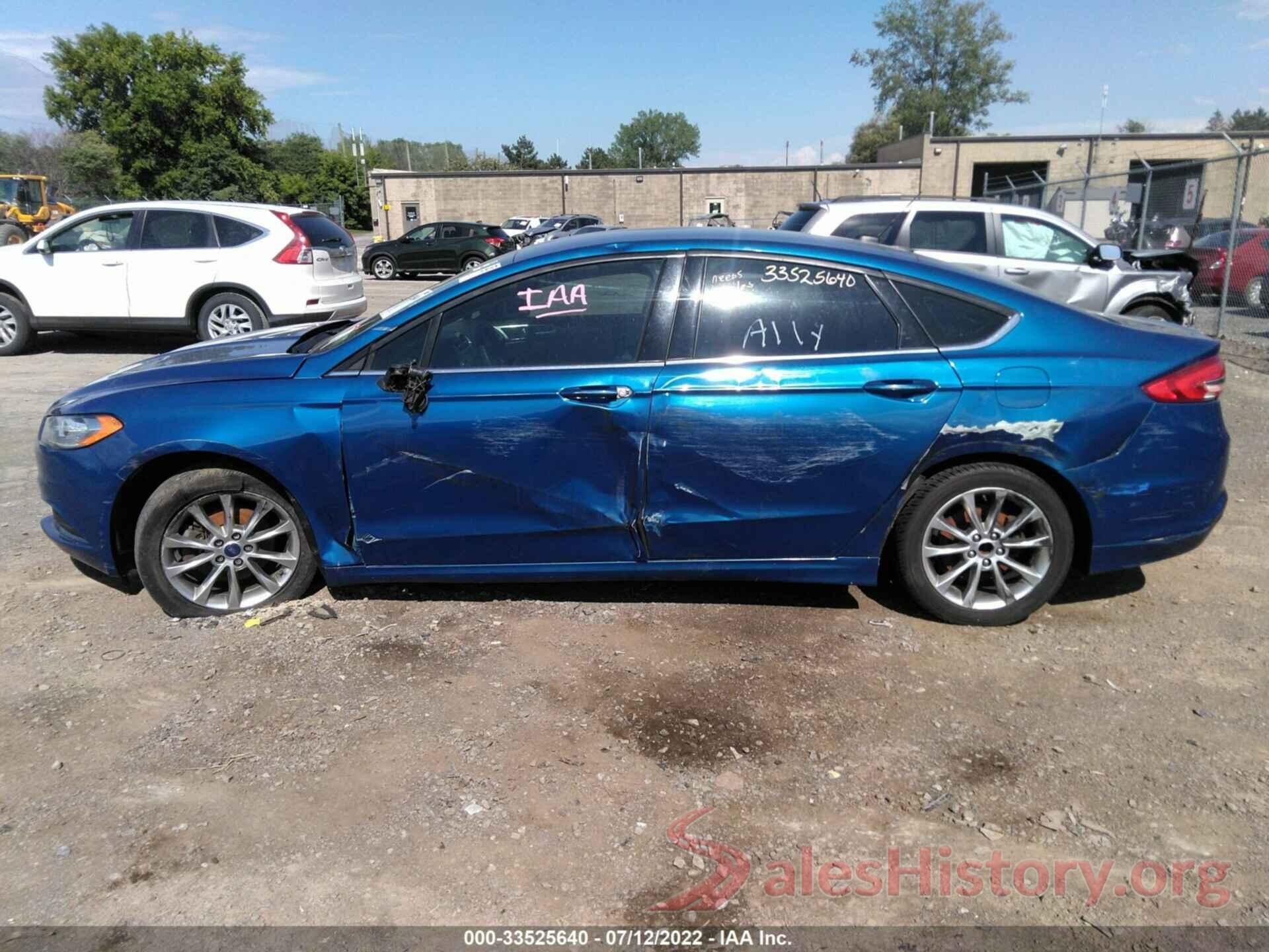 3FA6P0HD7HR128847 2017 FORD FUSION