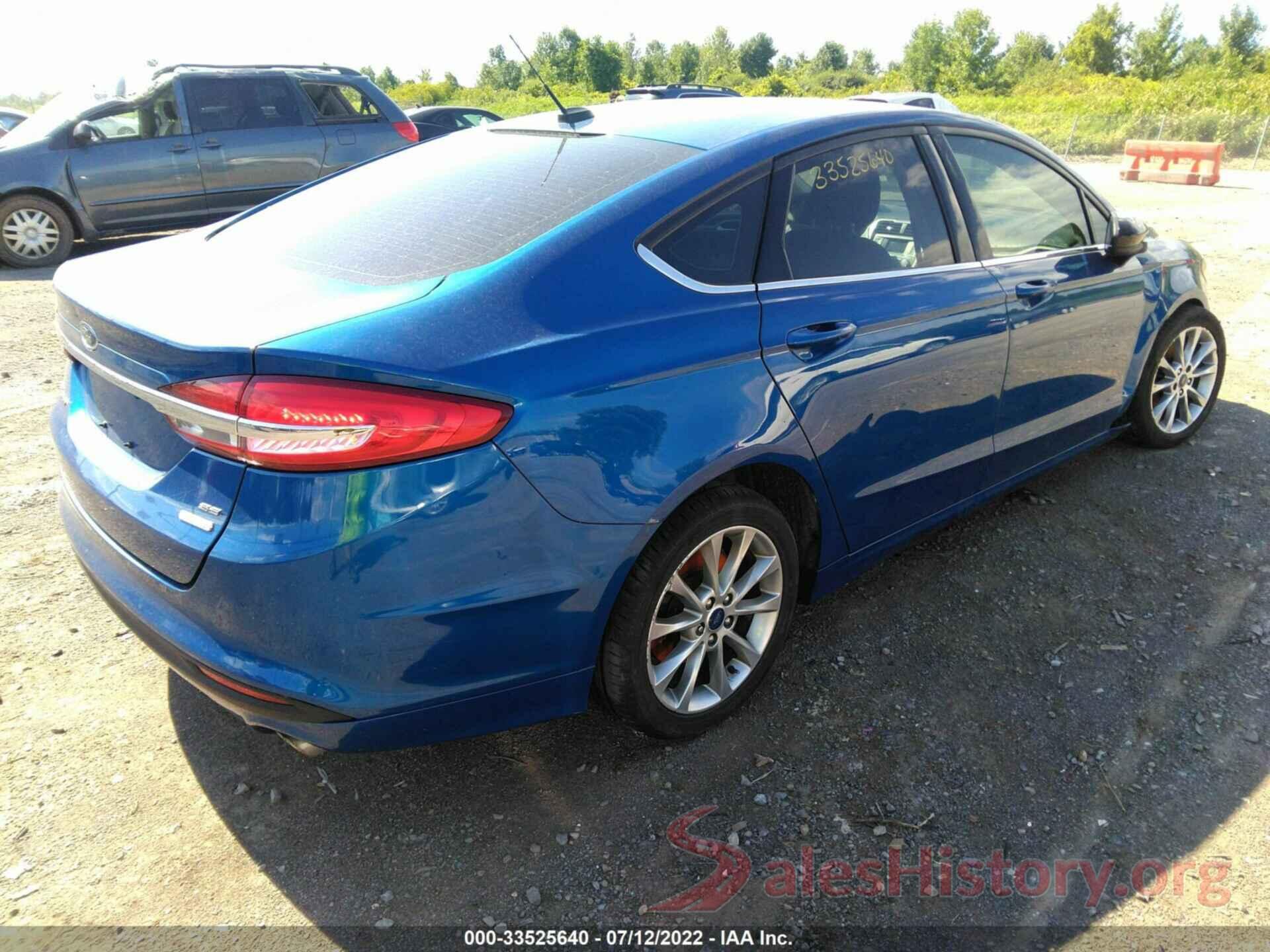 3FA6P0HD7HR128847 2017 FORD FUSION