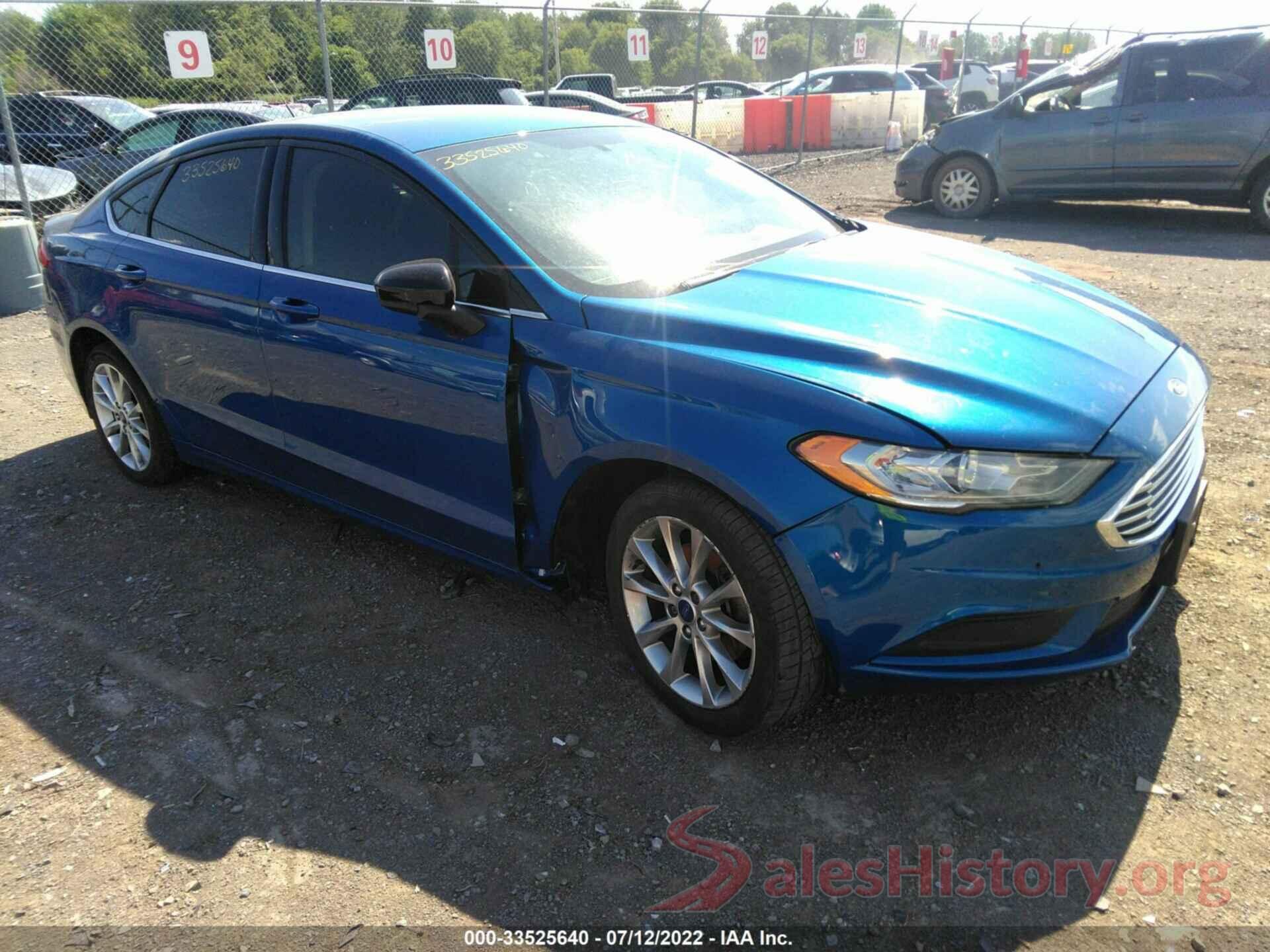 3FA6P0HD7HR128847 2017 FORD FUSION