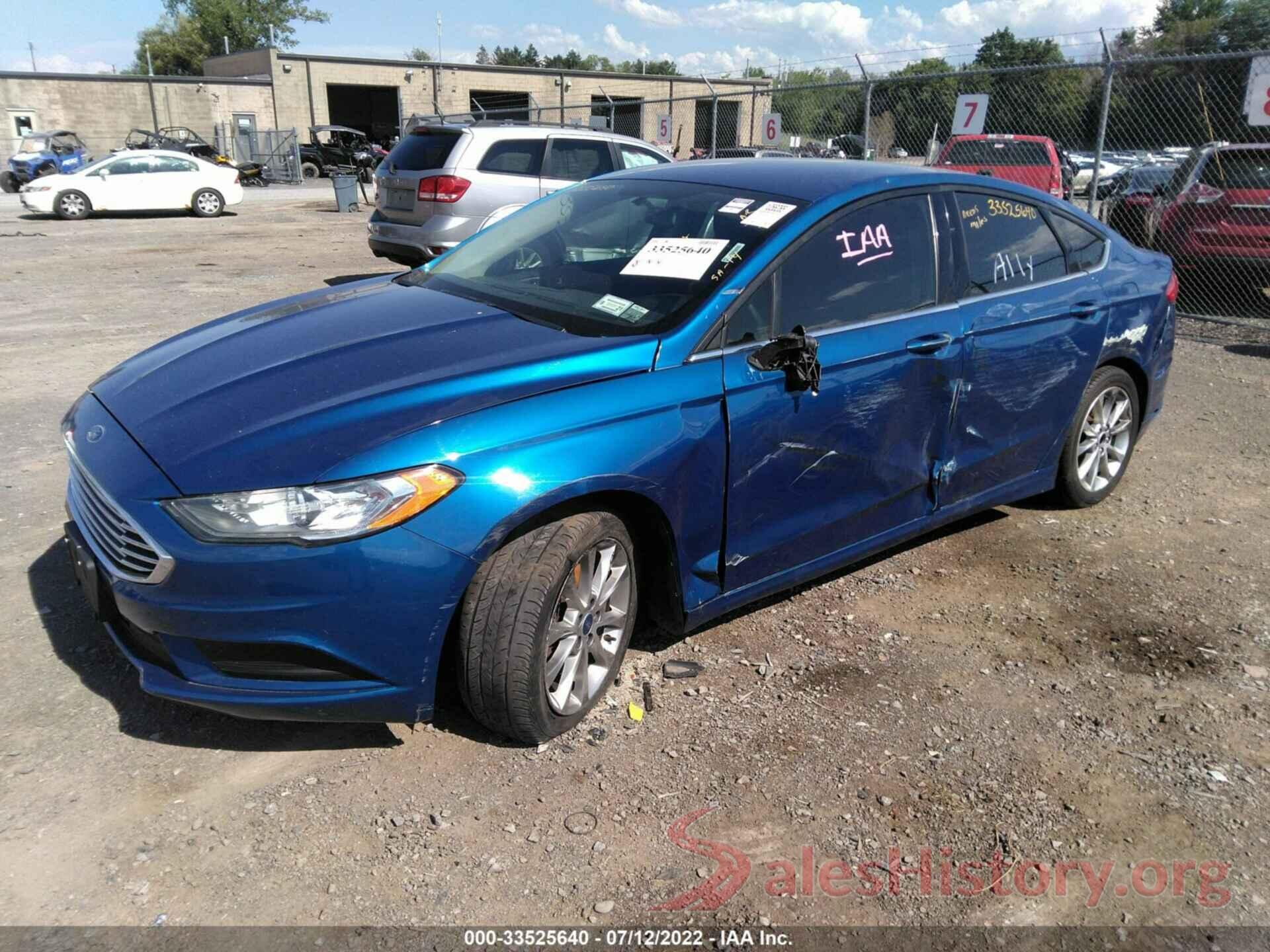 3FA6P0HD7HR128847 2017 FORD FUSION