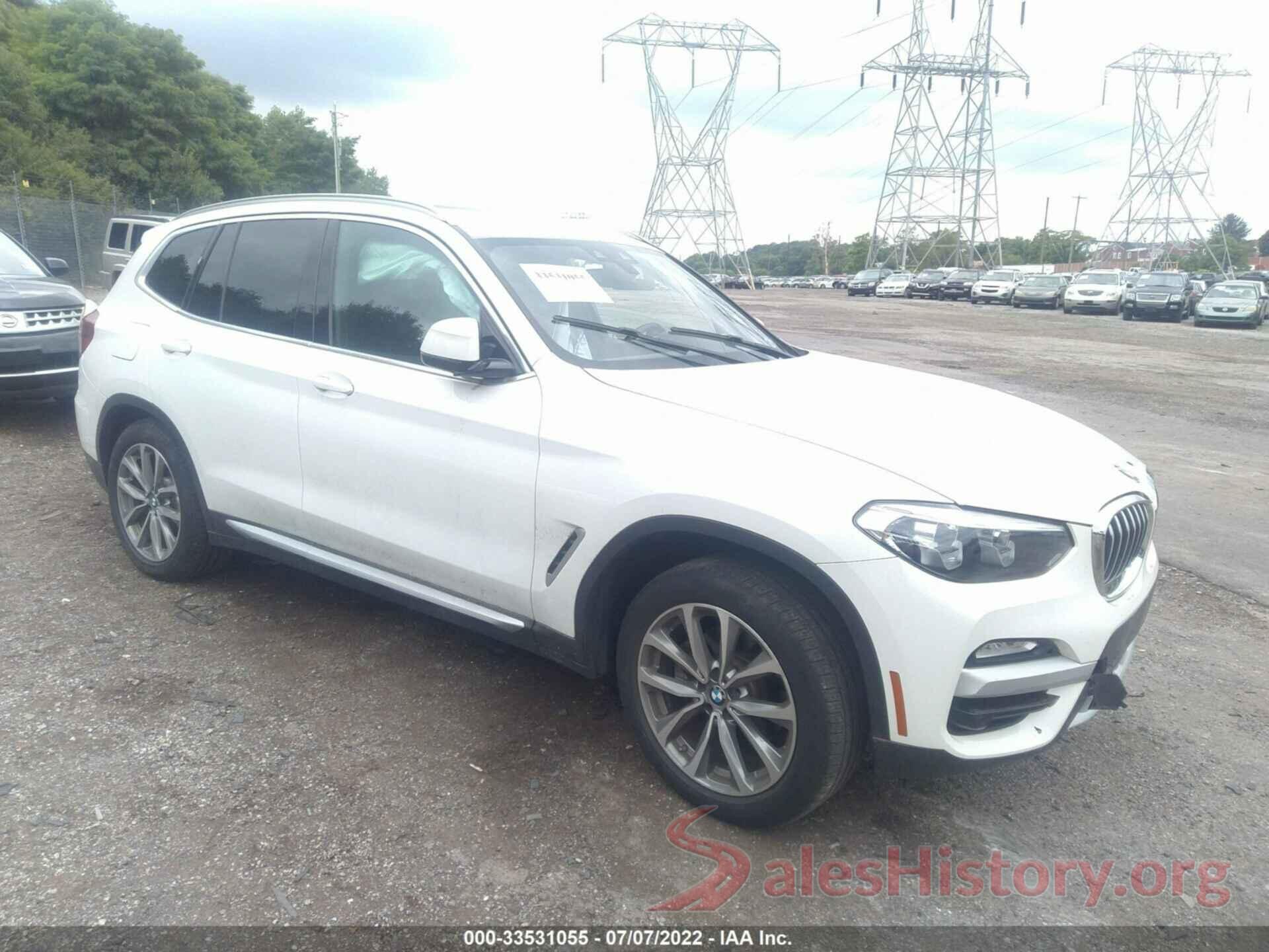 5UXTR9C50KLD92494 2019 BMW X3