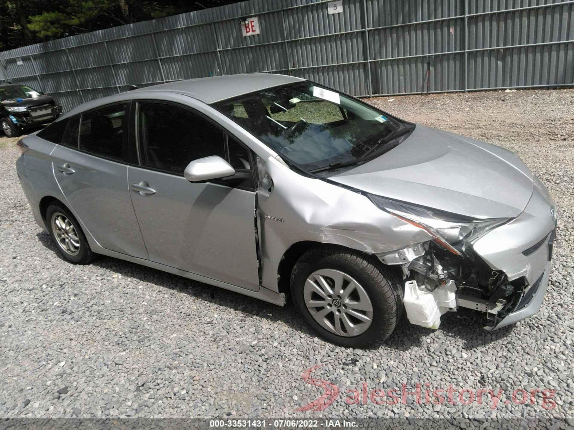 JTDKBRFU7G3514793 2016 TOYOTA PRIUS