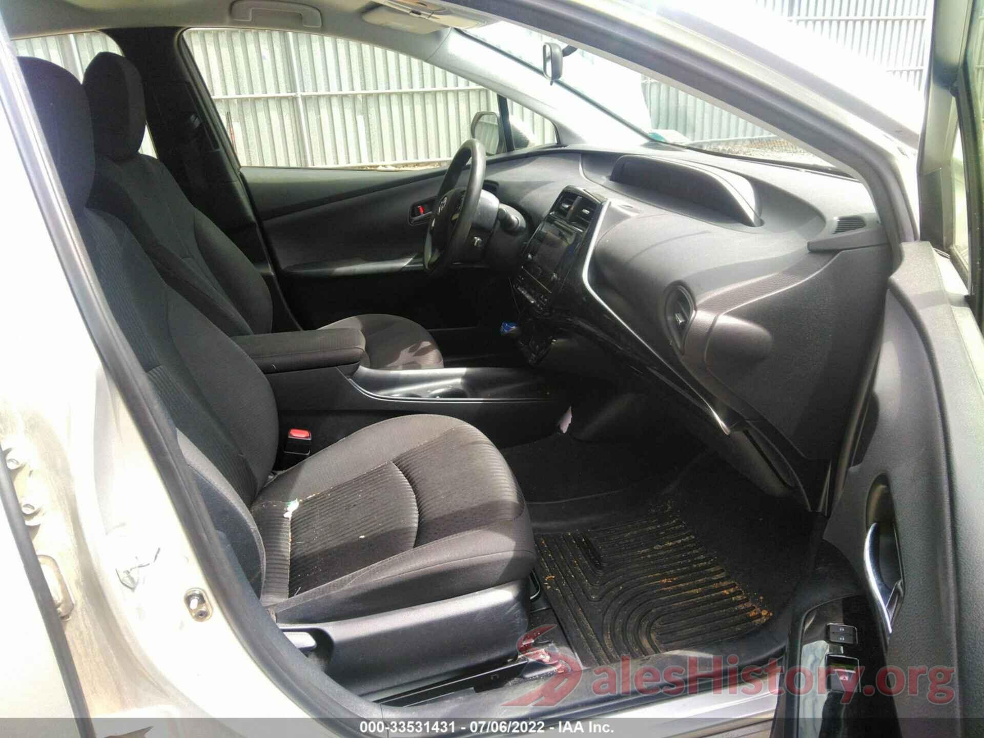 JTDKBRFU7G3514793 2016 TOYOTA PRIUS