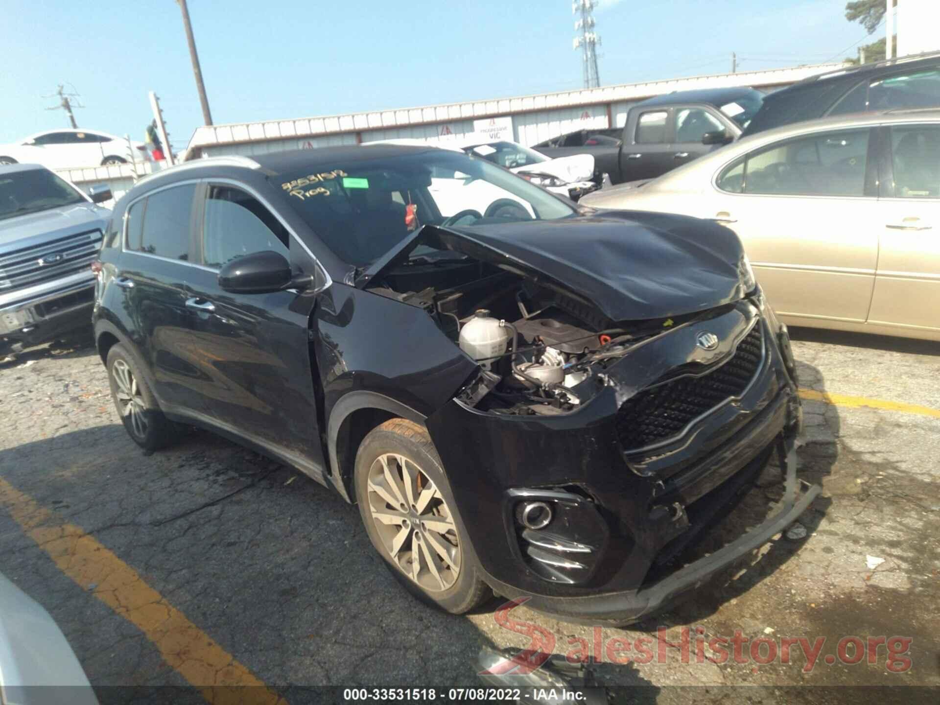 KNDPN3AC0H7292097 2017 KIA SPORTAGE