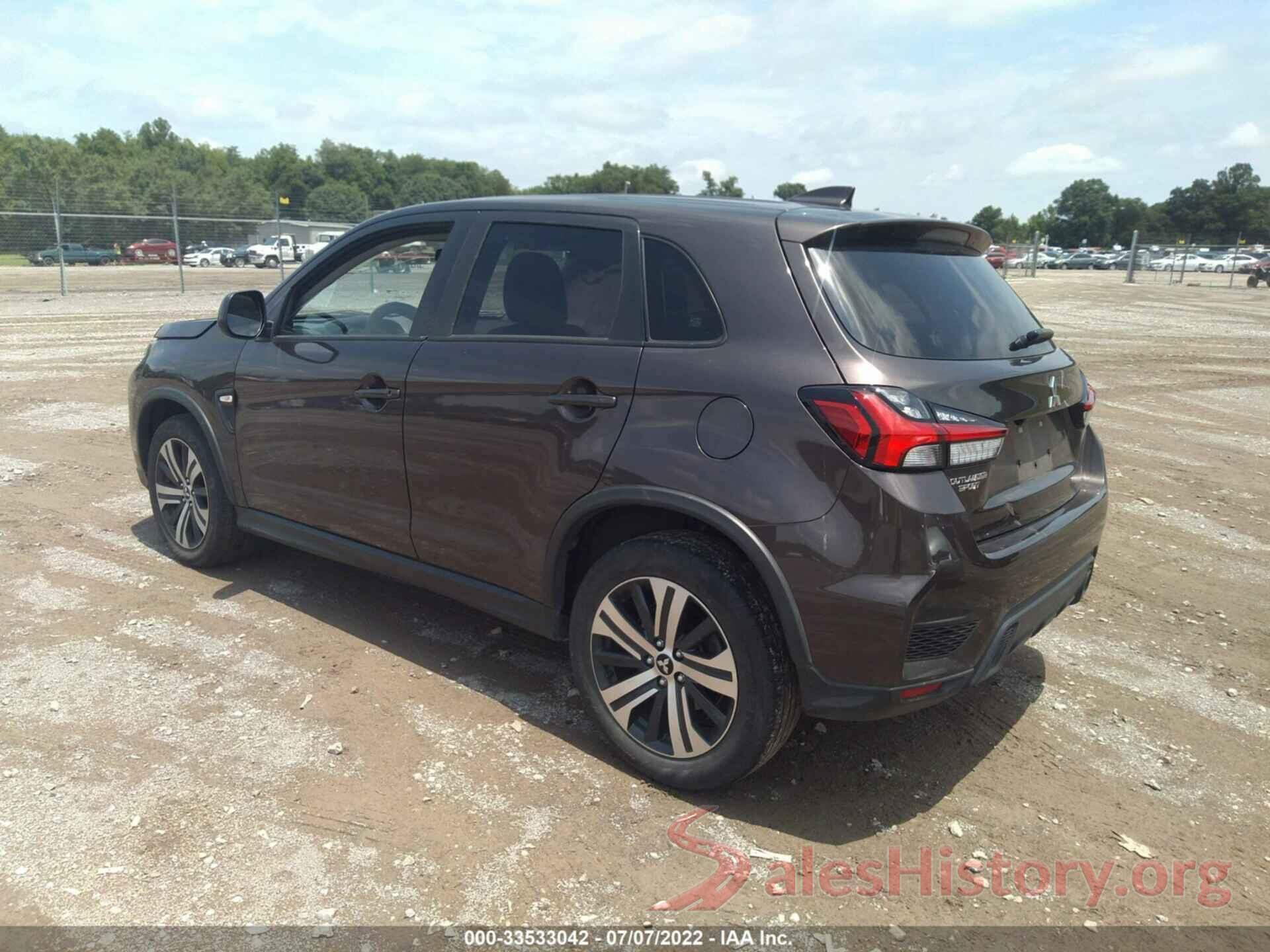 JA4AP3AU7LU011524 2020 MITSUBISHI OUTLANDER SPORT