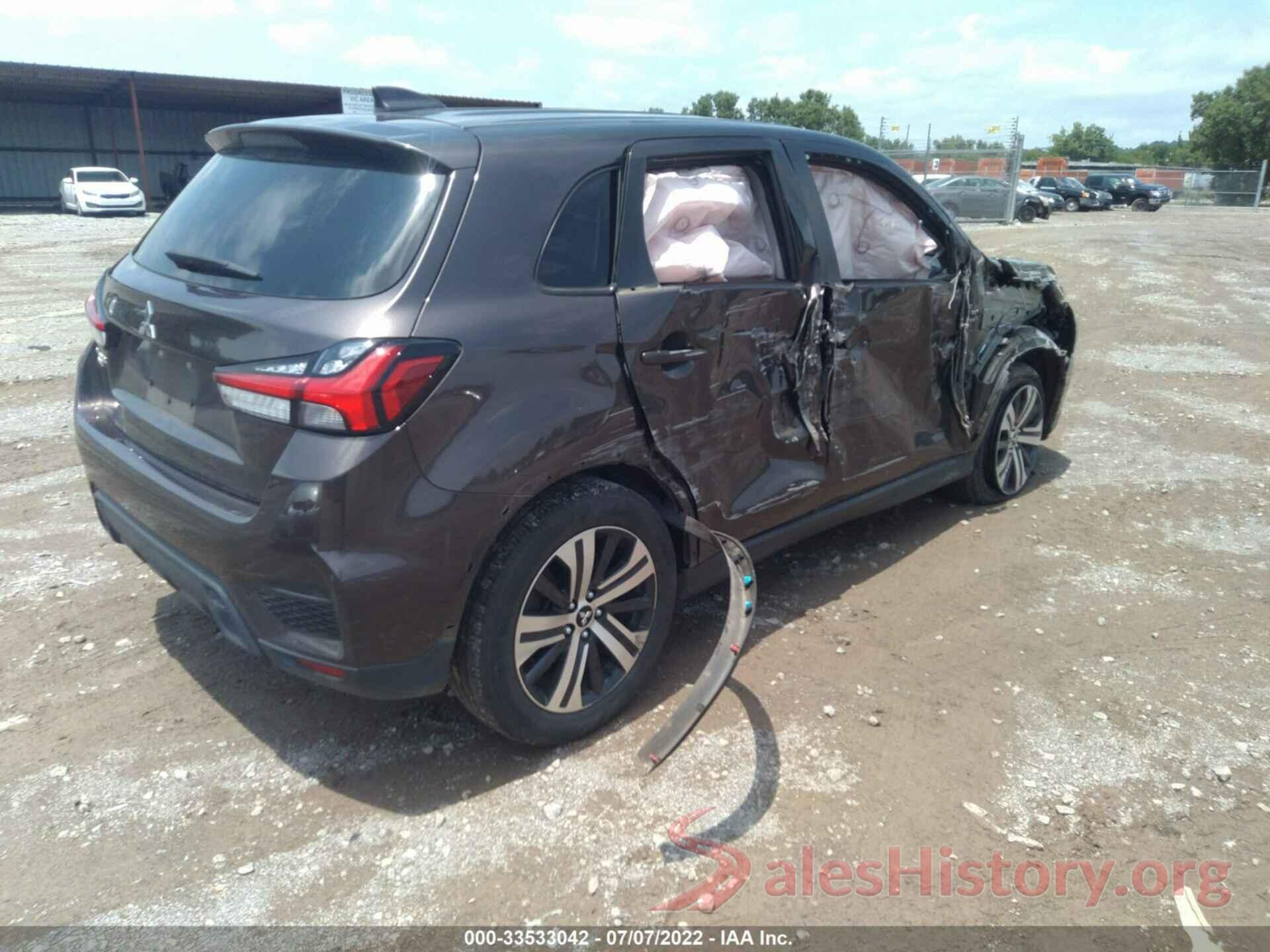 JA4AP3AU7LU011524 2020 MITSUBISHI OUTLANDER SPORT