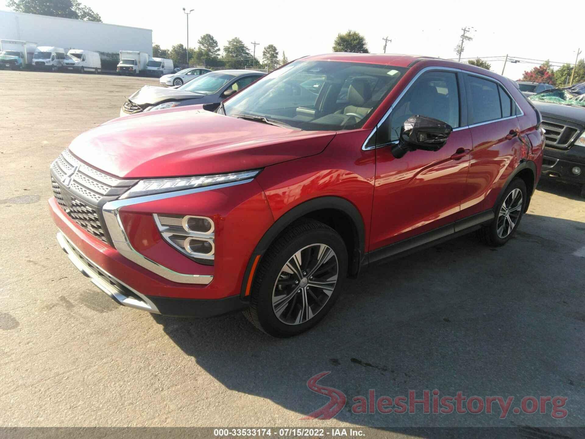 JA4ATWAA4NZ004653 2022 MITSUBISHI ECLIPSE CROSS