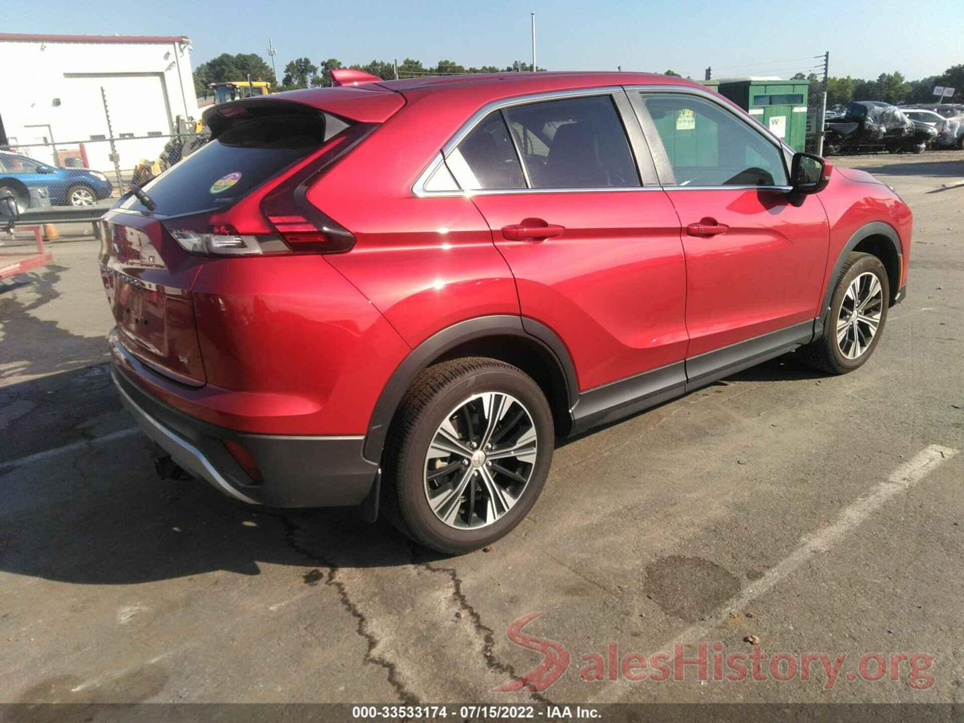 JA4ATWAA4NZ004653 2022 MITSUBISHI ECLIPSE CROSS