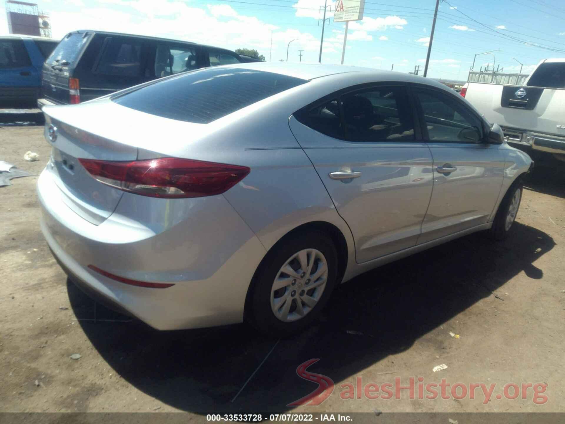 5NPD74LF5JH274514 2018 HYUNDAI ELANTRA