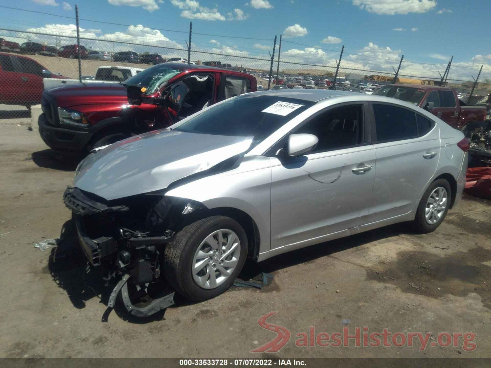 5NPD74LF5JH274514 2018 HYUNDAI ELANTRA