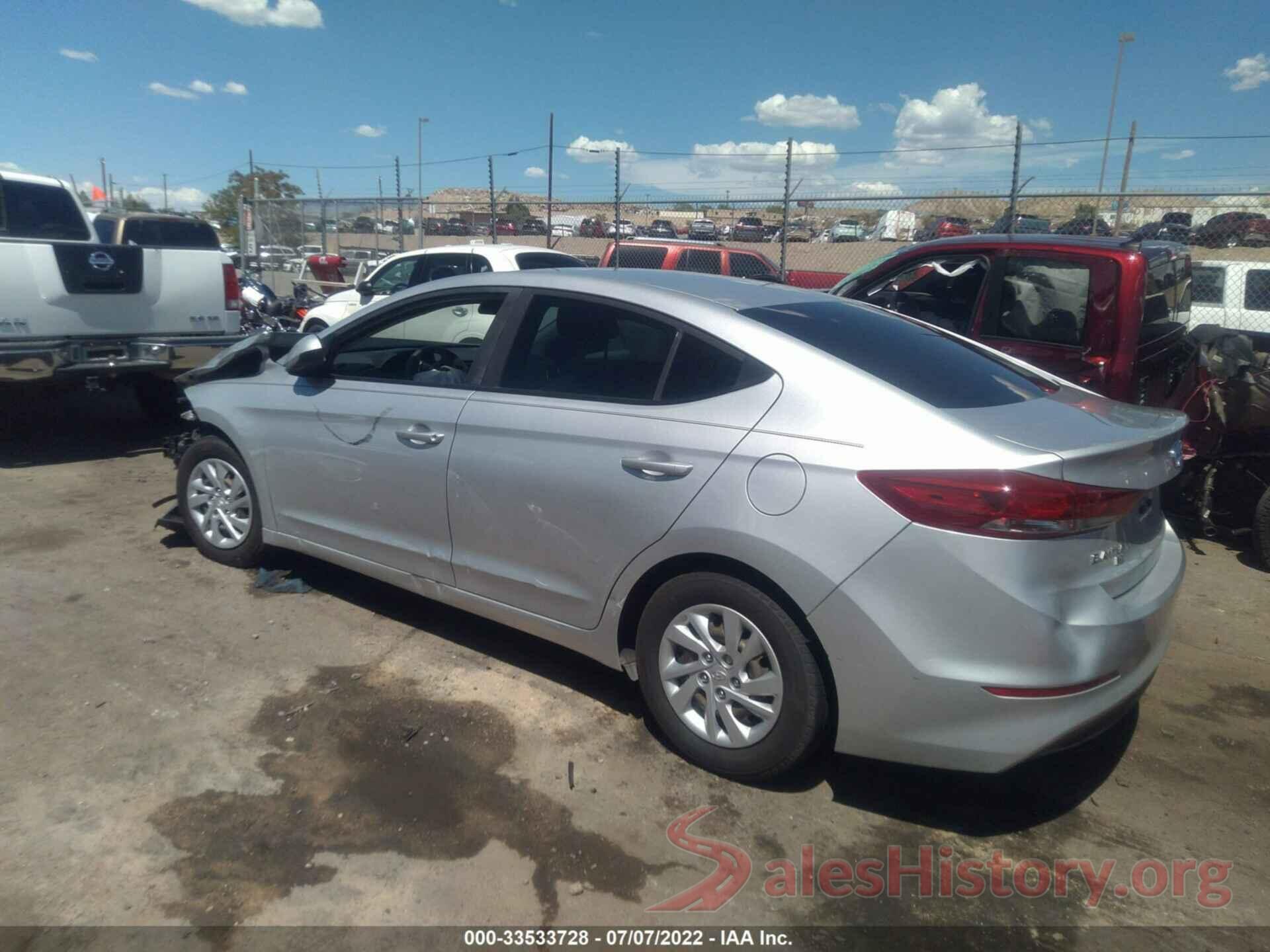 5NPD74LF5JH274514 2018 HYUNDAI ELANTRA