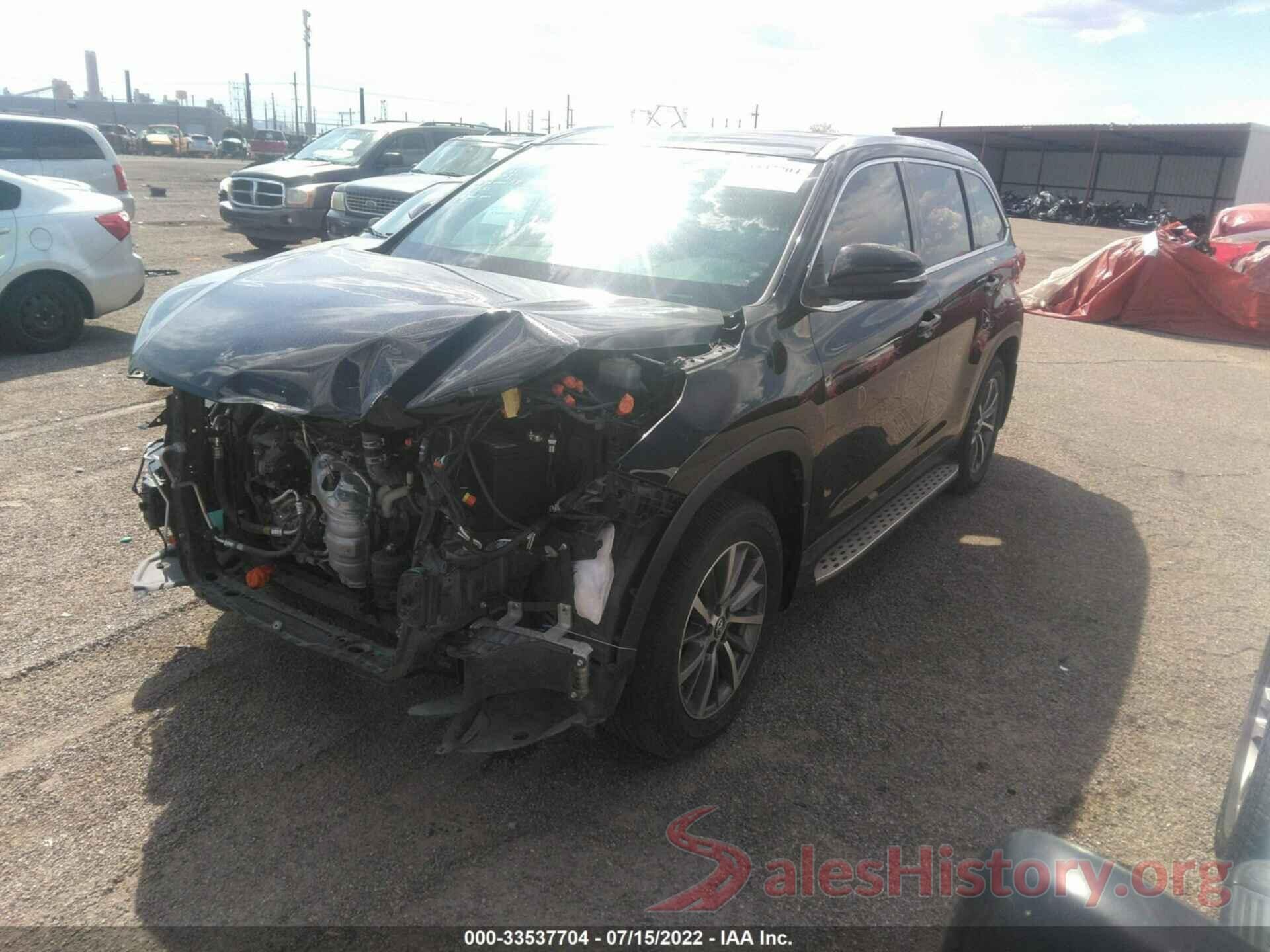 5TDJZRFH1KS584386 2019 TOYOTA HIGHLANDER